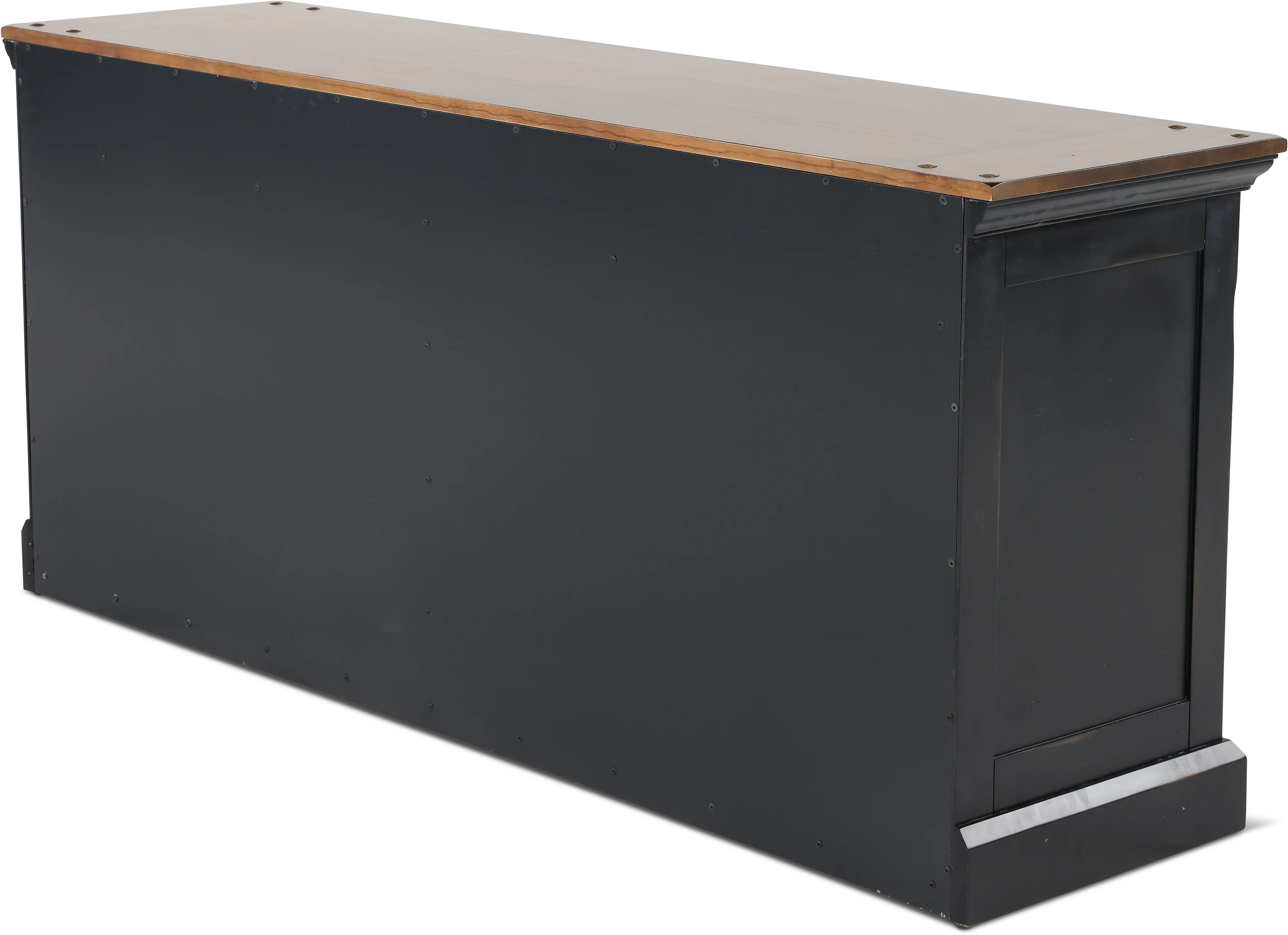 Toulouse Ebony and Honey Credenza-6
