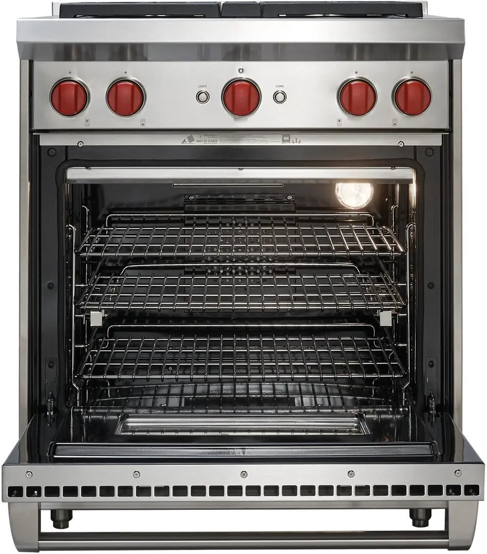 GR304 Wolf 4.4 cu ft Gas Range - Stainless Steel-3