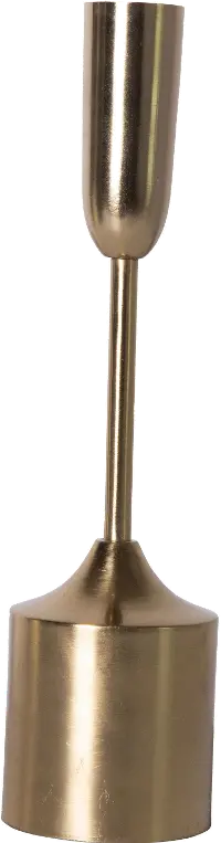 XM6489/BRASSHLDR 11  Brass Metal Taper Candle Holder