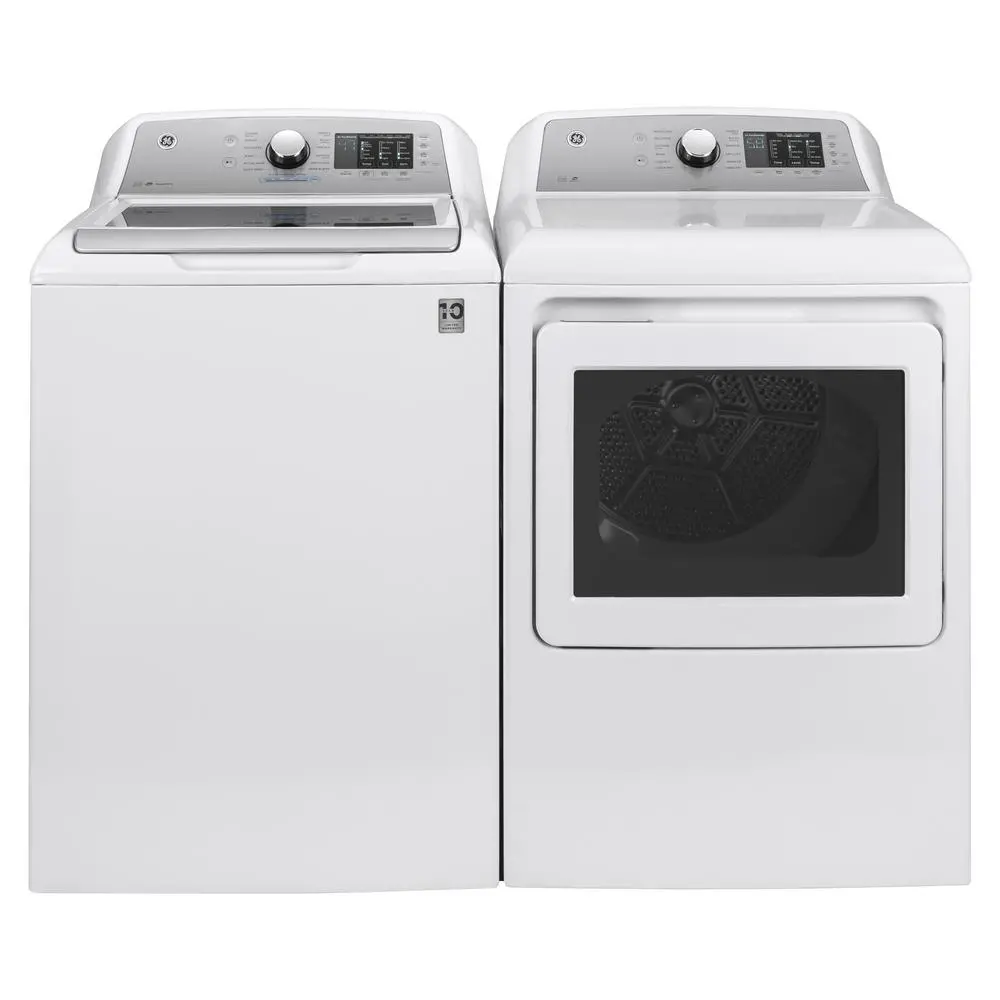 .GEC-W/W-725-GAS--PR GE Top Load Washer and Gas Dryer - White 725-1