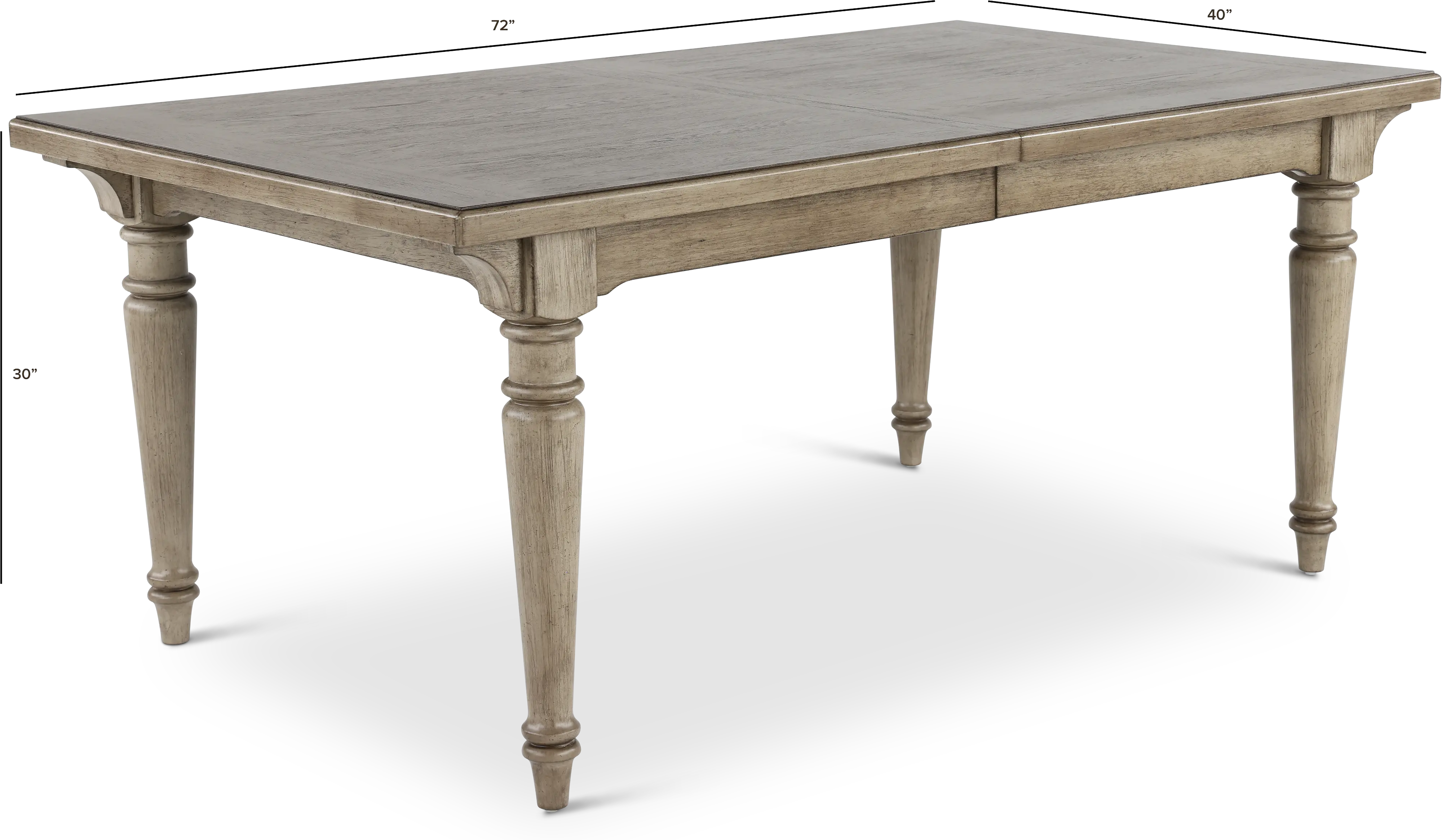 Madison Ridge Gray Dining Table-5