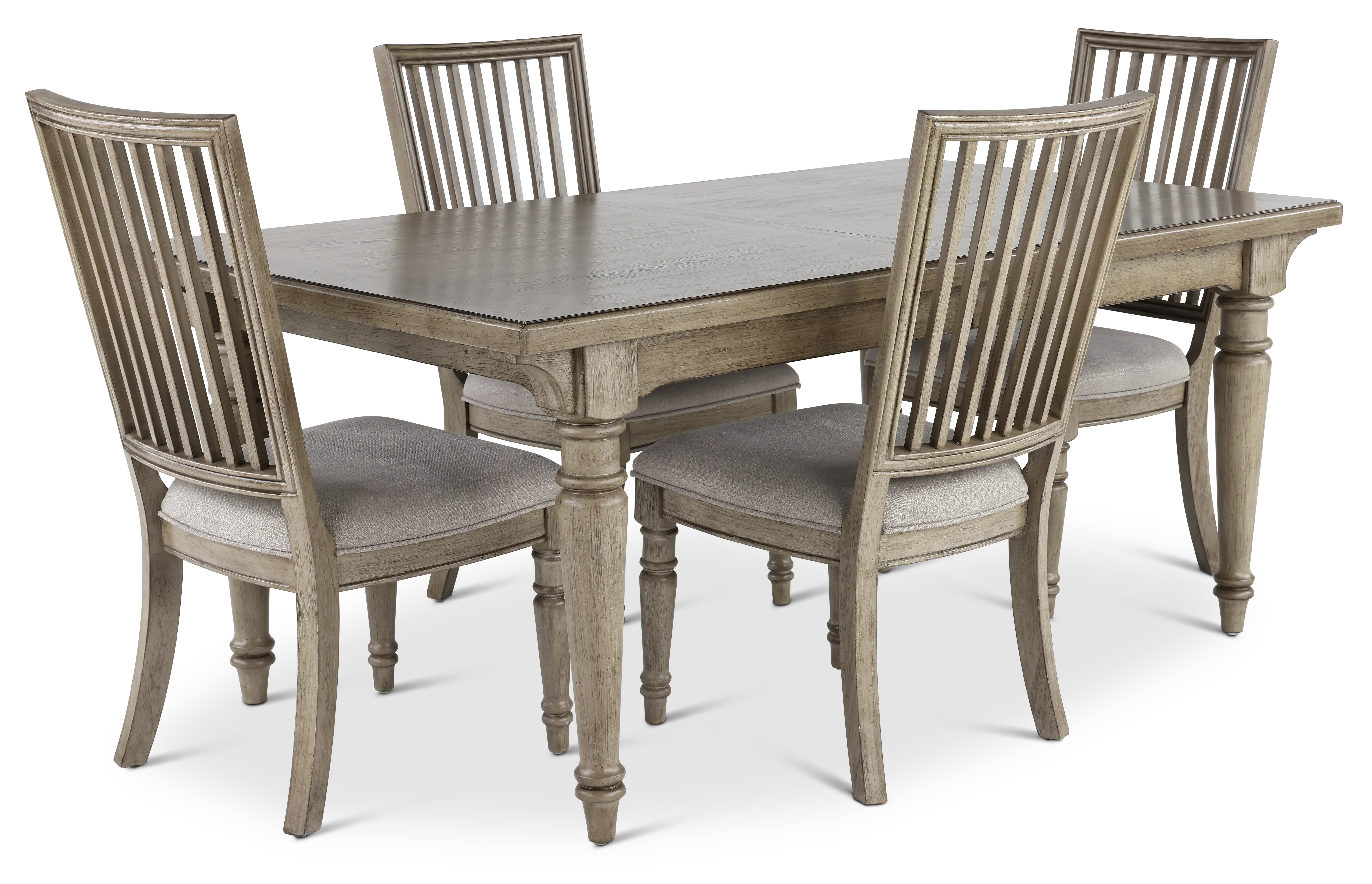 Madison Ridge Gray Slat Back Dining Chair-12