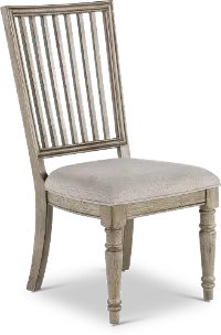 Madison Ridge Gray Slat Back Dining Chair