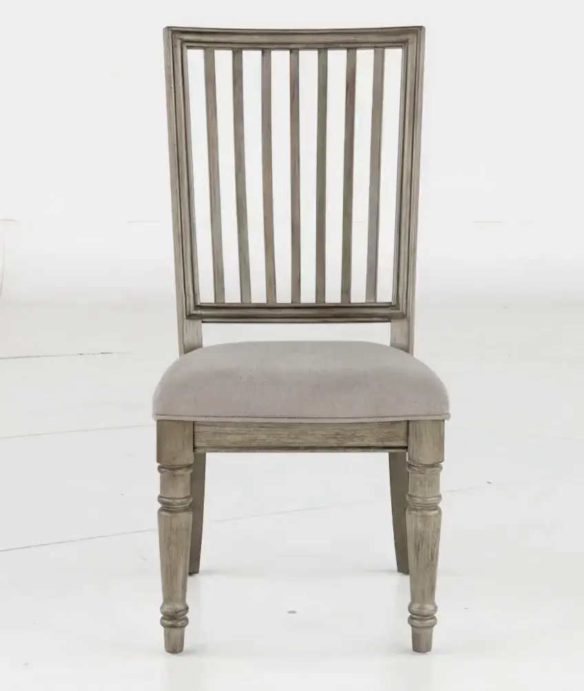 Madison Ridge Gray Slat Back Dining Chair-5