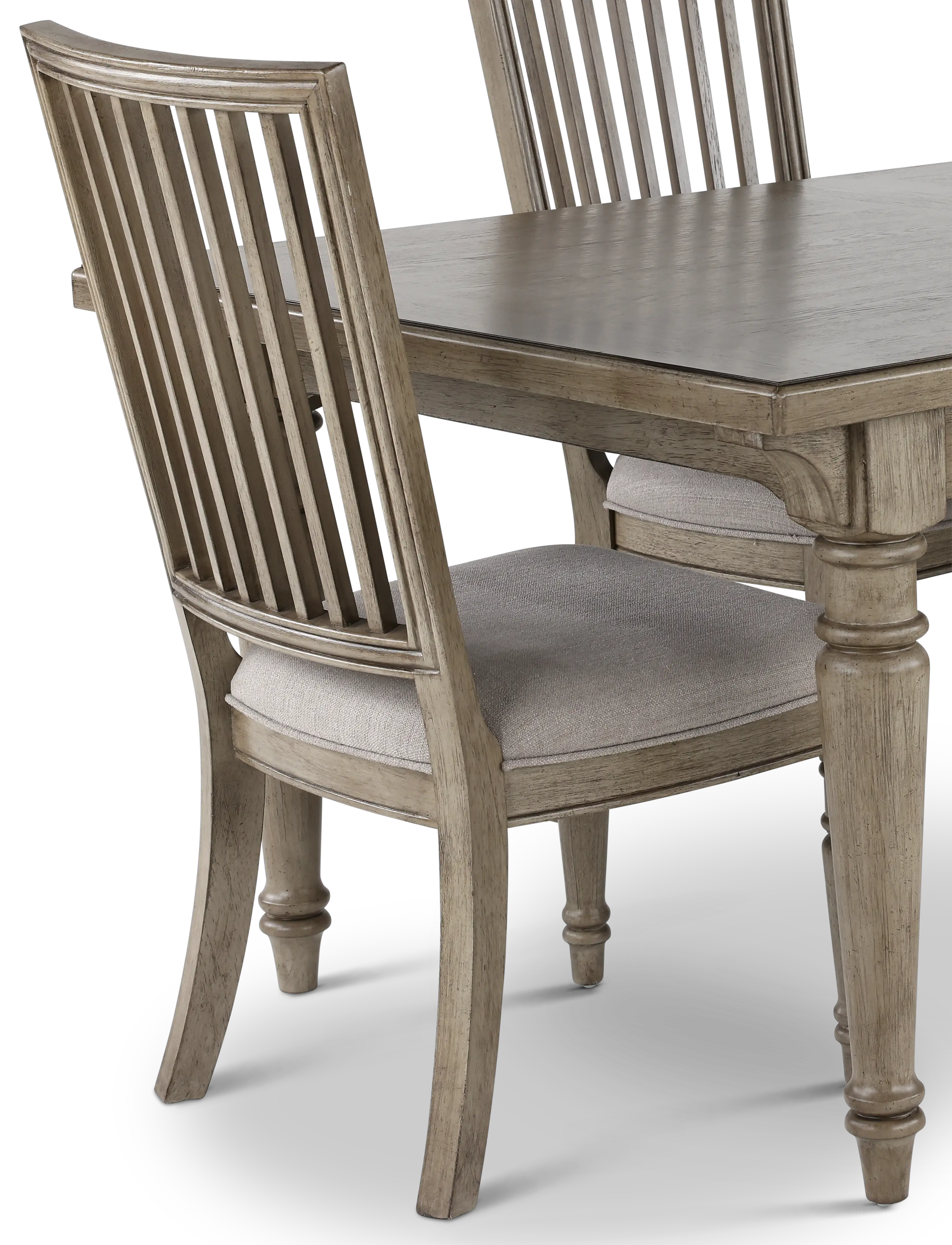 Madison Ridge Gray Slat Back Dining Chair-8