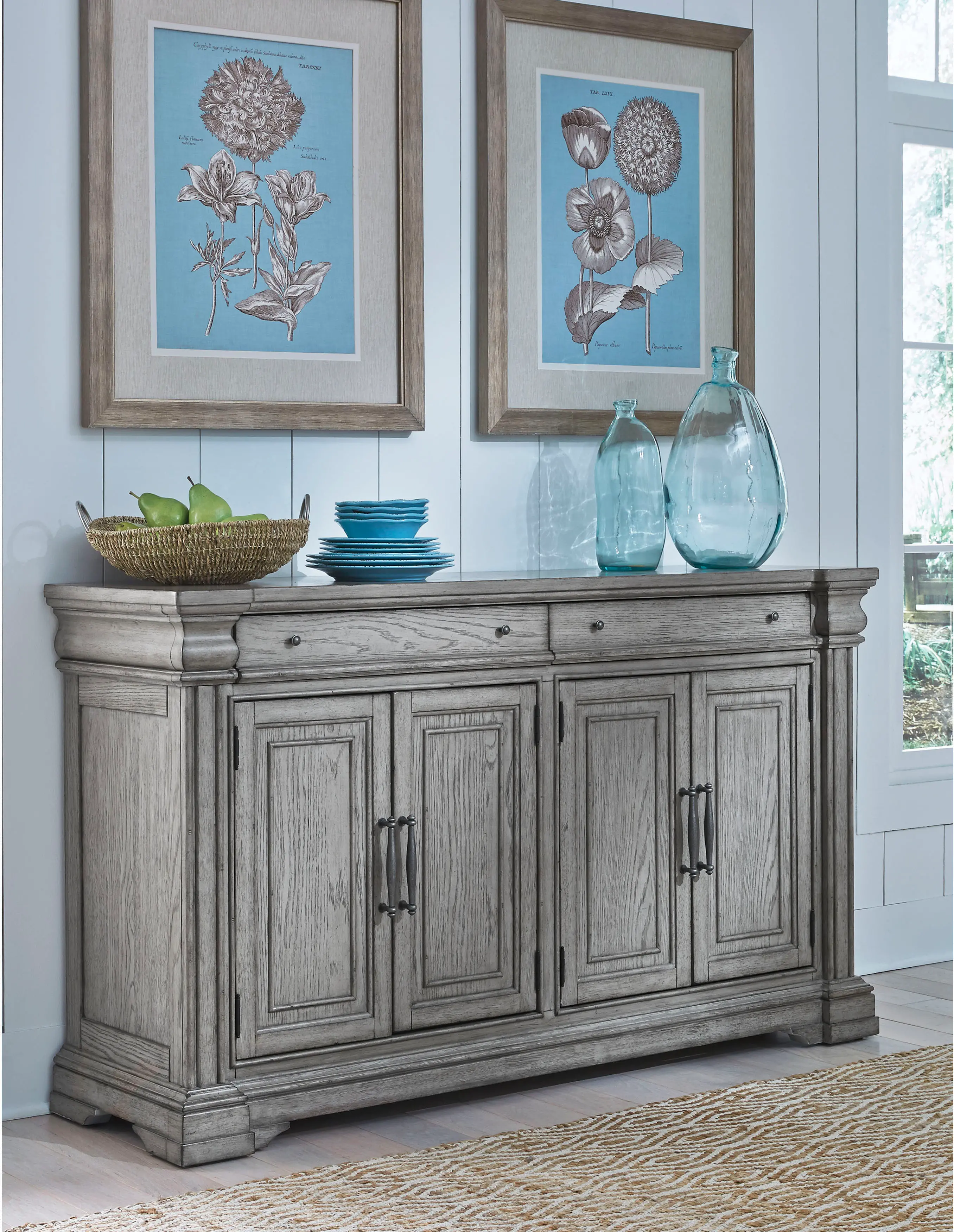 Madison Ridge Gray Dining Room Sideboard-2