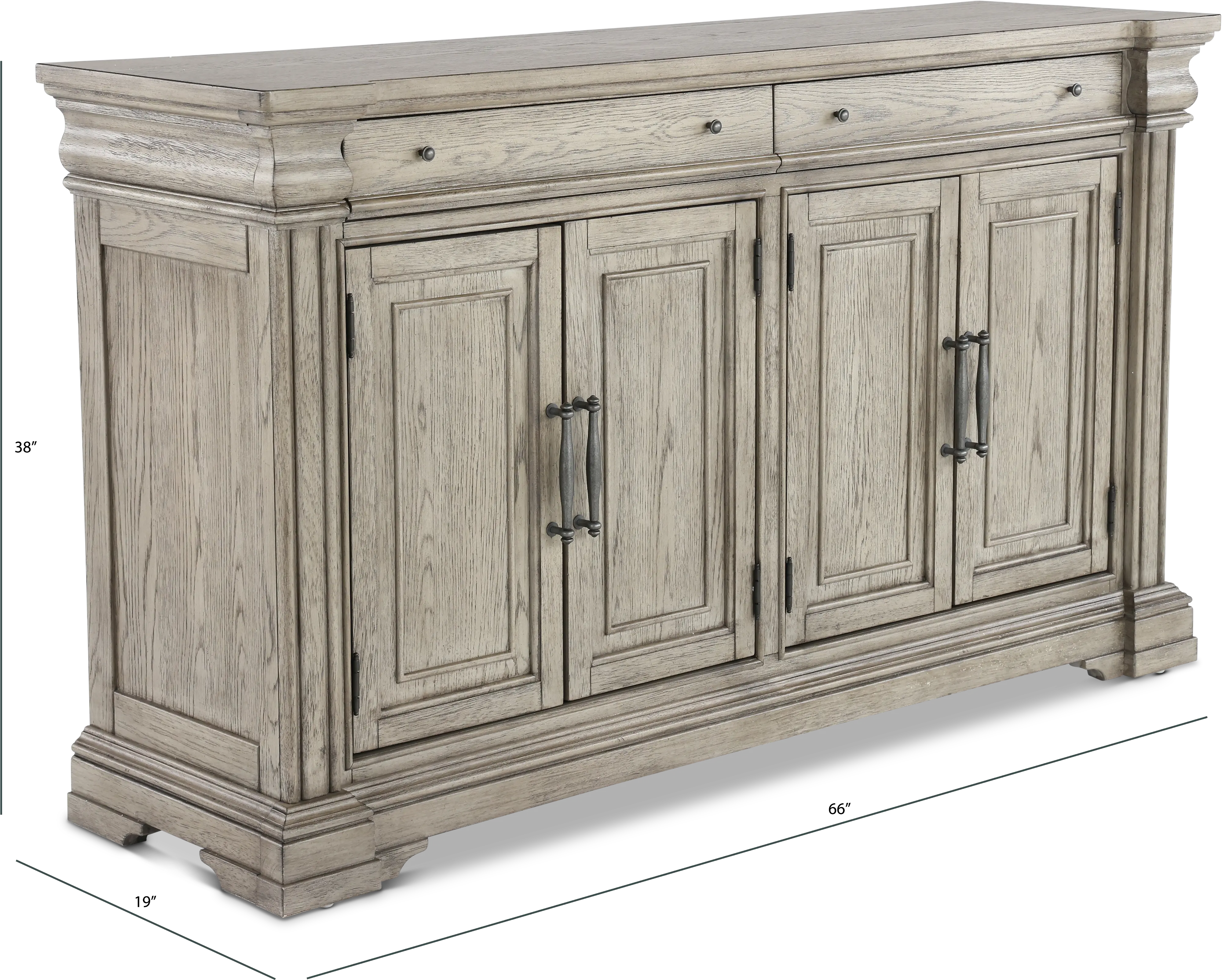 Madison Ridge Gray Dining Room Sideboard-3