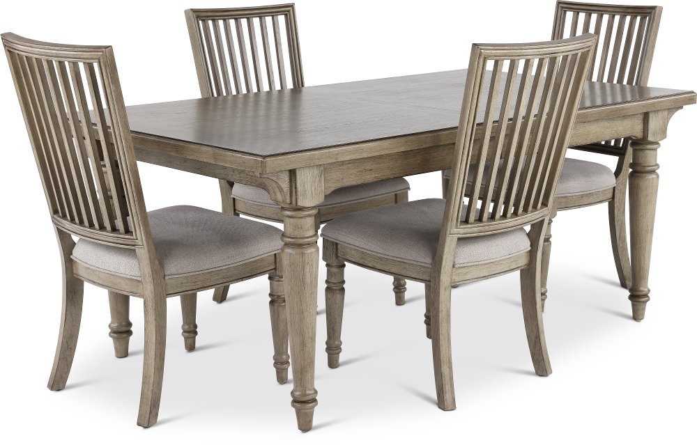Madison Ridge Gray 5 Piece Dining Set