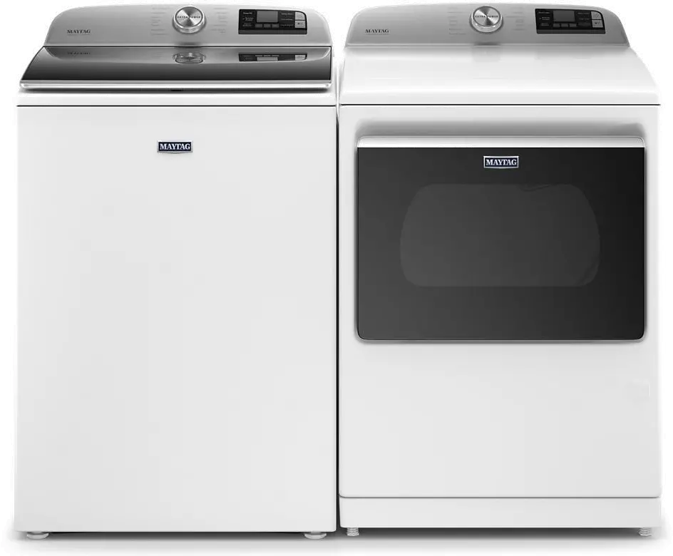 .MAT-7230-W/W-ELE-PR Maytag Top Load Laundry Pair - White 7230-1