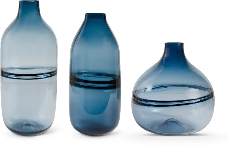 12 Inch Persian Blue Glass Vase