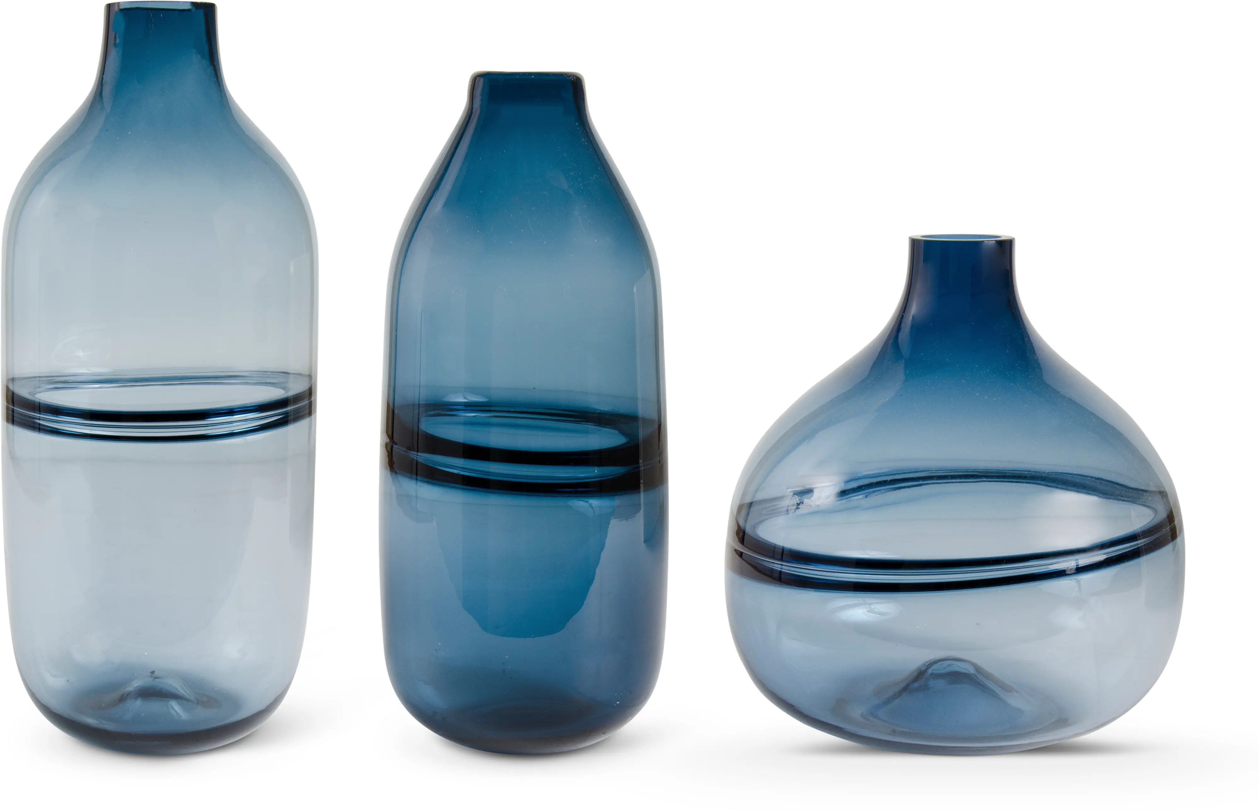 14 Inch Persian Blue Glass Vase-1