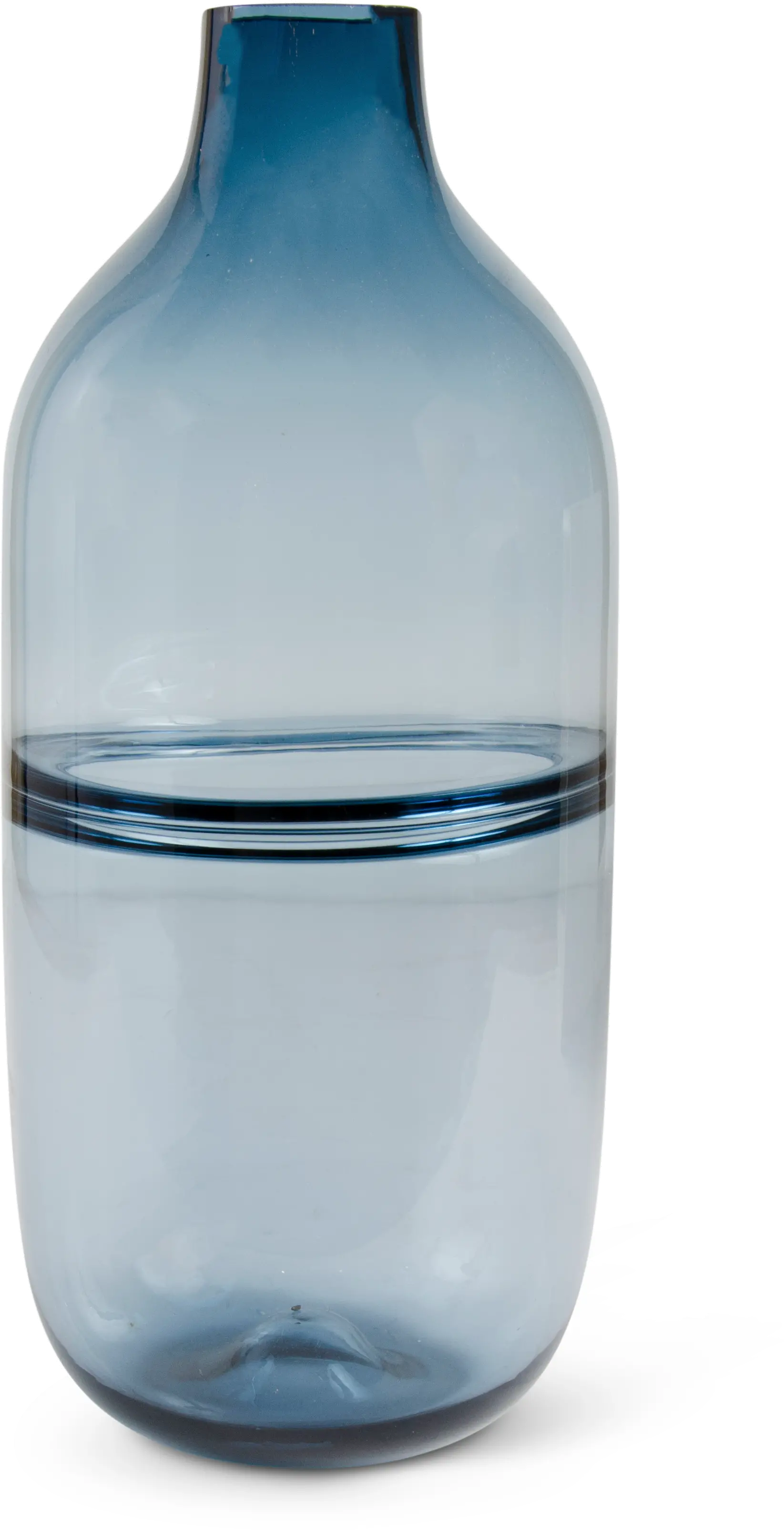 14 Inch Persian Blue Glass Vase-2