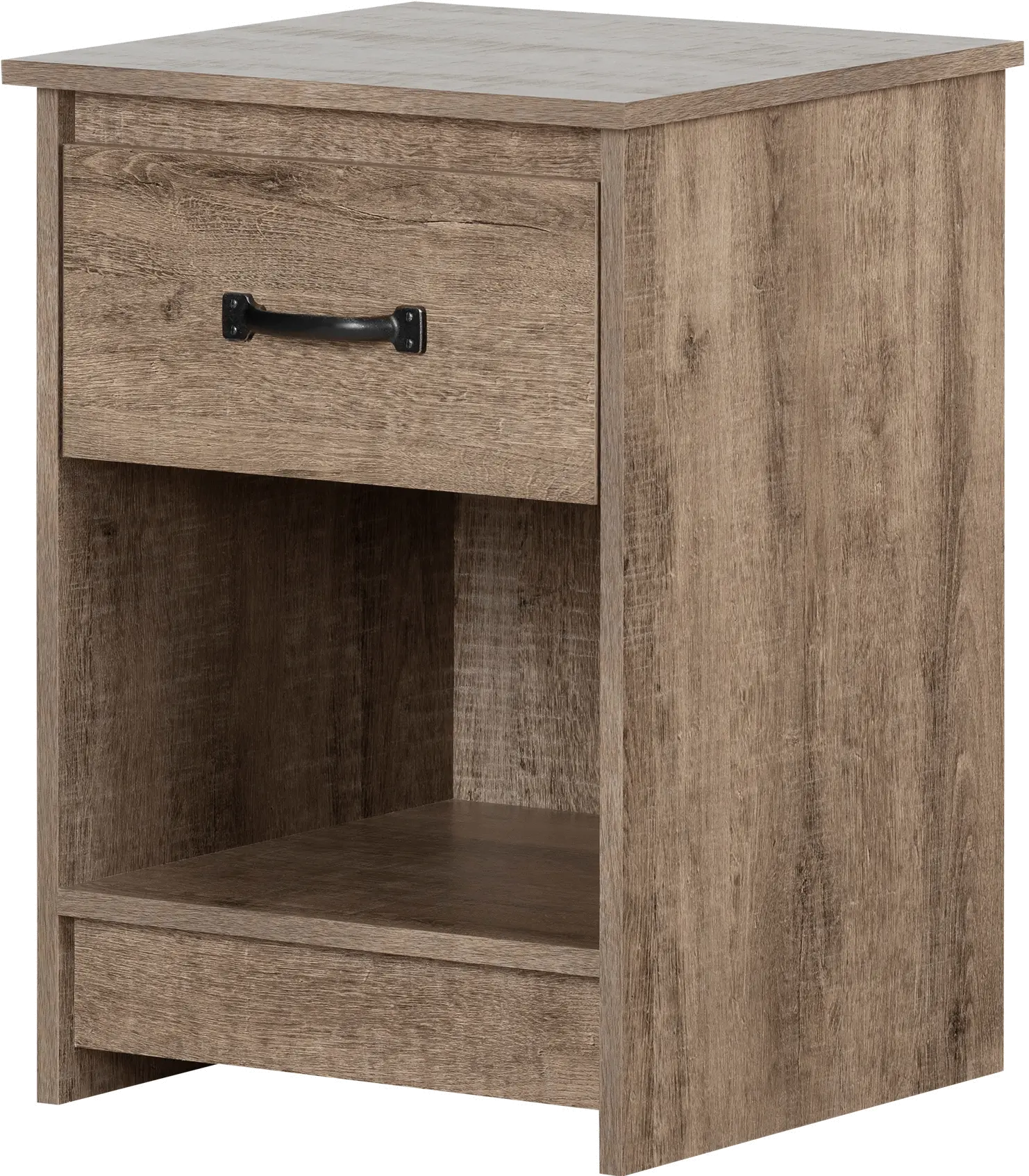 12416 Tassio Farmhouse Weathered Oak Nightstand - South Shore-6