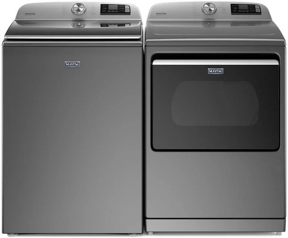 .MAT-7232-SLT-ELE-PR Maytag Electric Laundry Pair with Top Load Washer - Slate-1