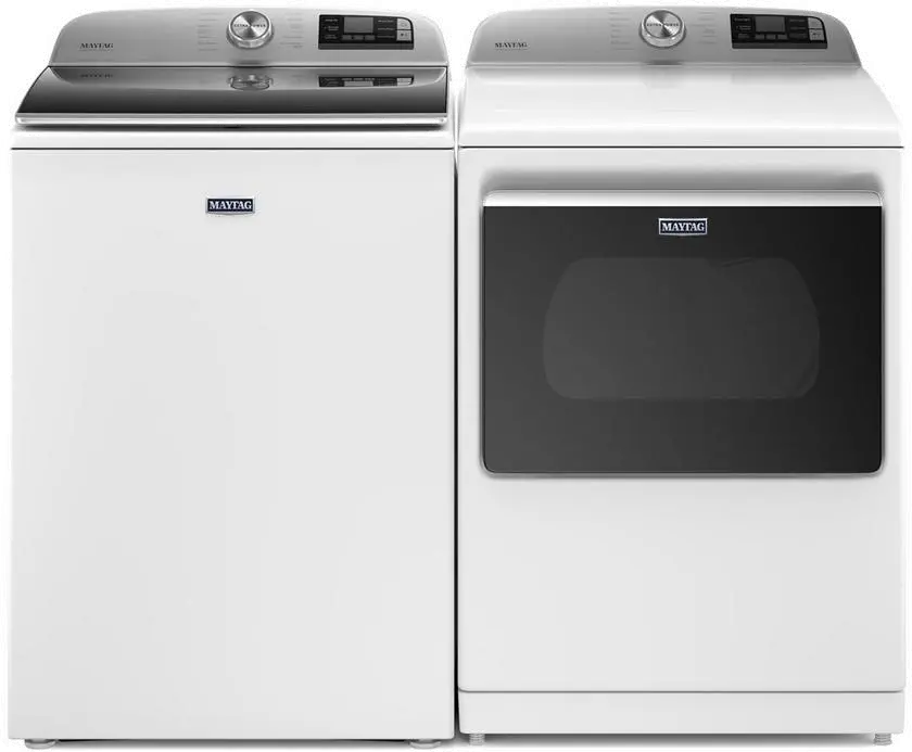 .MAT-7232-W/W-ELE-PR Maytag Top Load Laundry Pair - White Electric-1