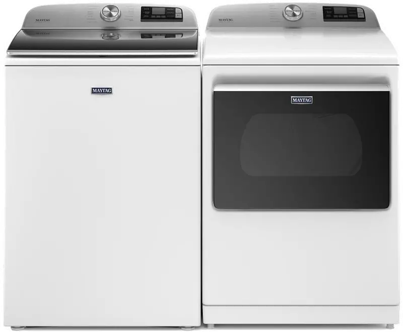 Maytag Top Load Laundry Pair - White Gas