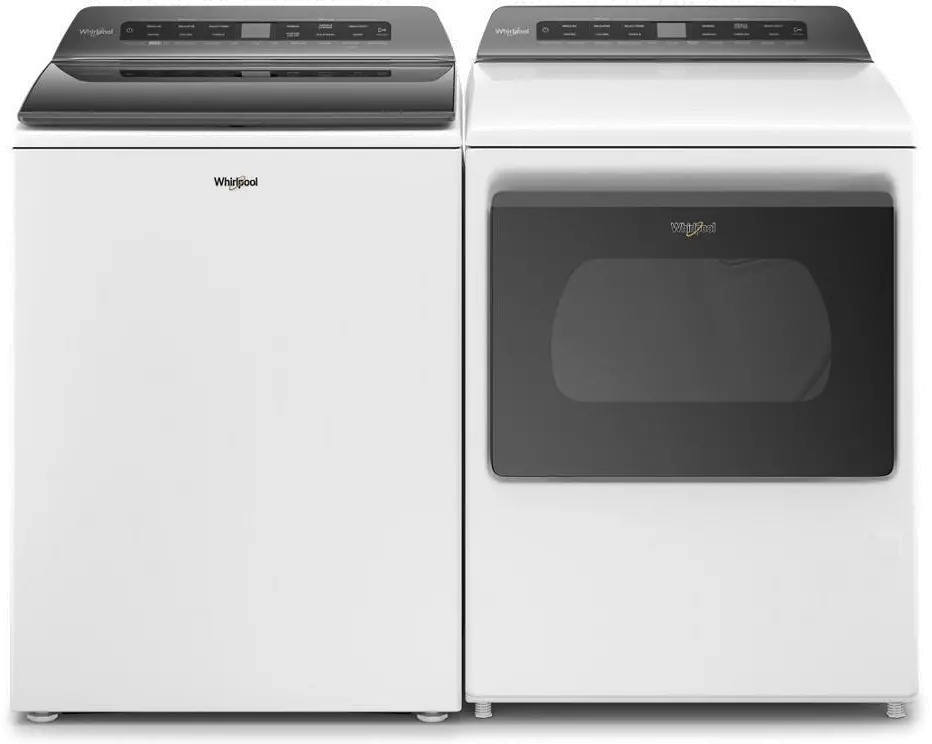 .WHP-6120-W/W-GAS-PR Whirlpool Top Load Gas Laundry Pair - White-1