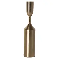 XM6488/BRASSHOLDER 9  Brass Metal Taper Candle Holder