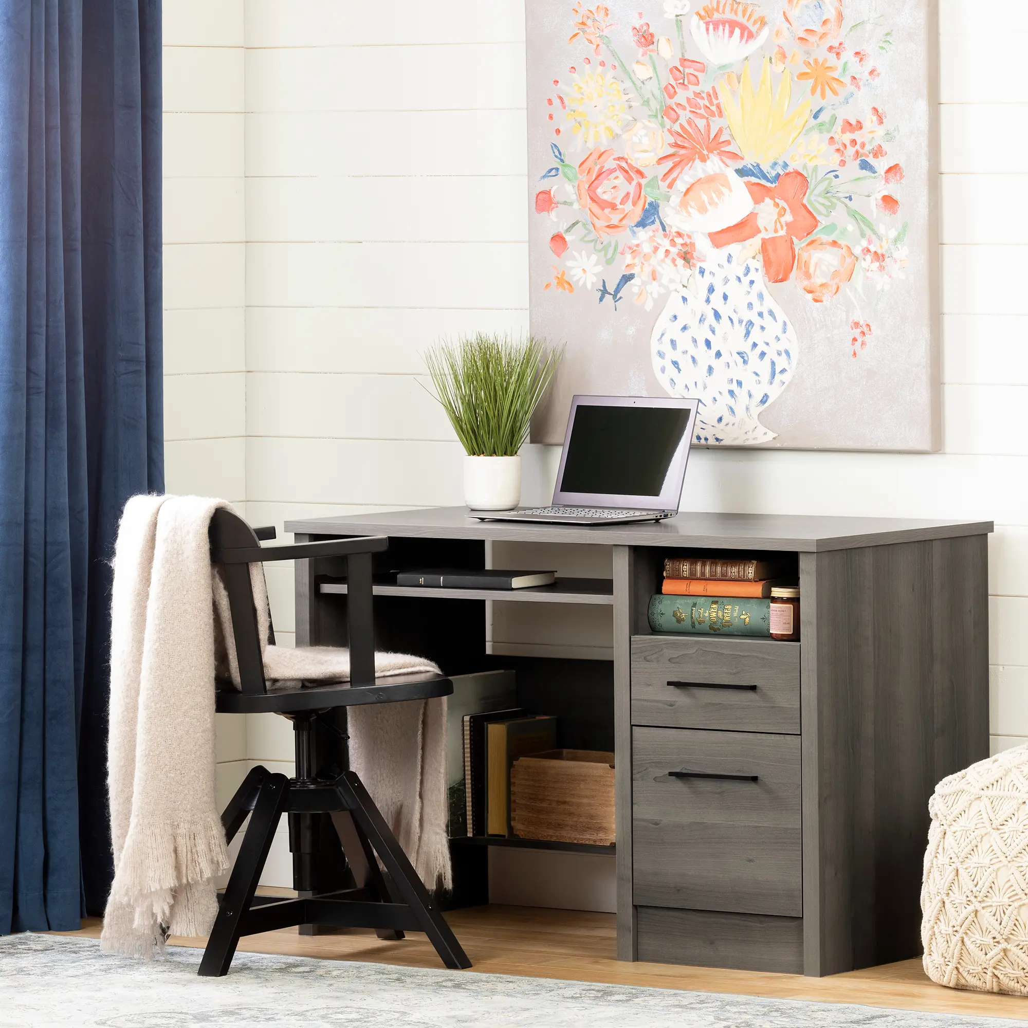 12509 Gravity Gray Maple Desk - South Shore-2