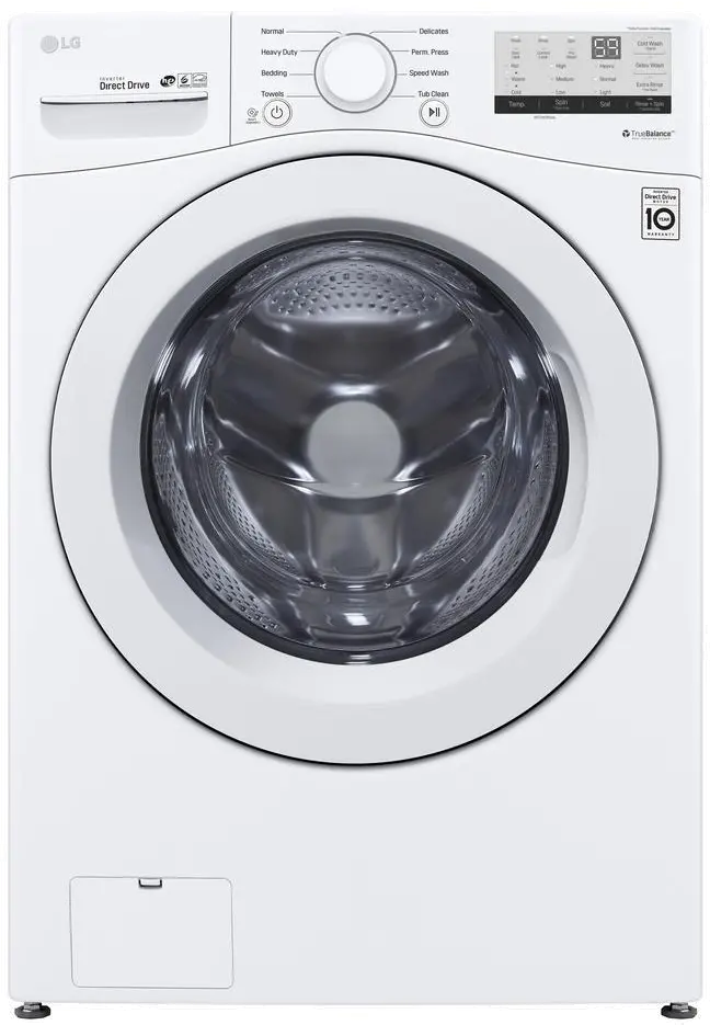 .LG-3400-W/W-GAS--PR LG White Gas Dryer Pair - 3400 Series-3