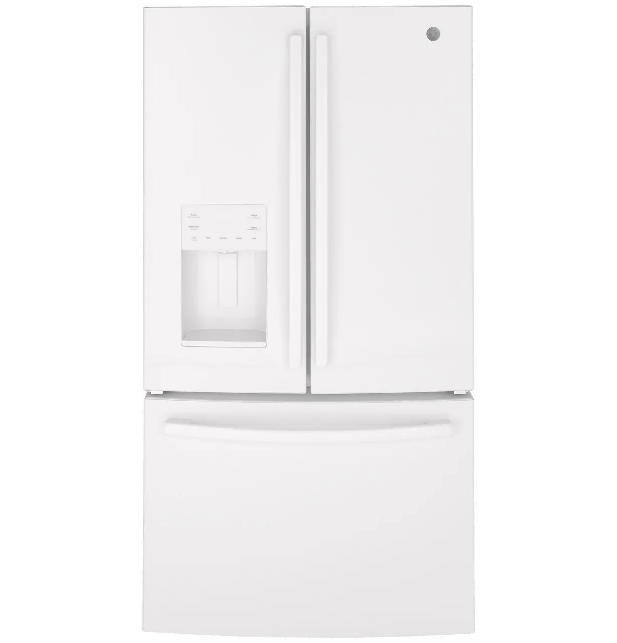GFE26JGMWW GE 25.6 cu ft French Door Refrigerator - White-3