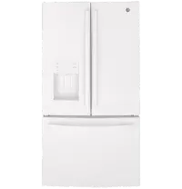 GFE26JGMWW GE 25.6 cu ft French Door Refrigerator - White