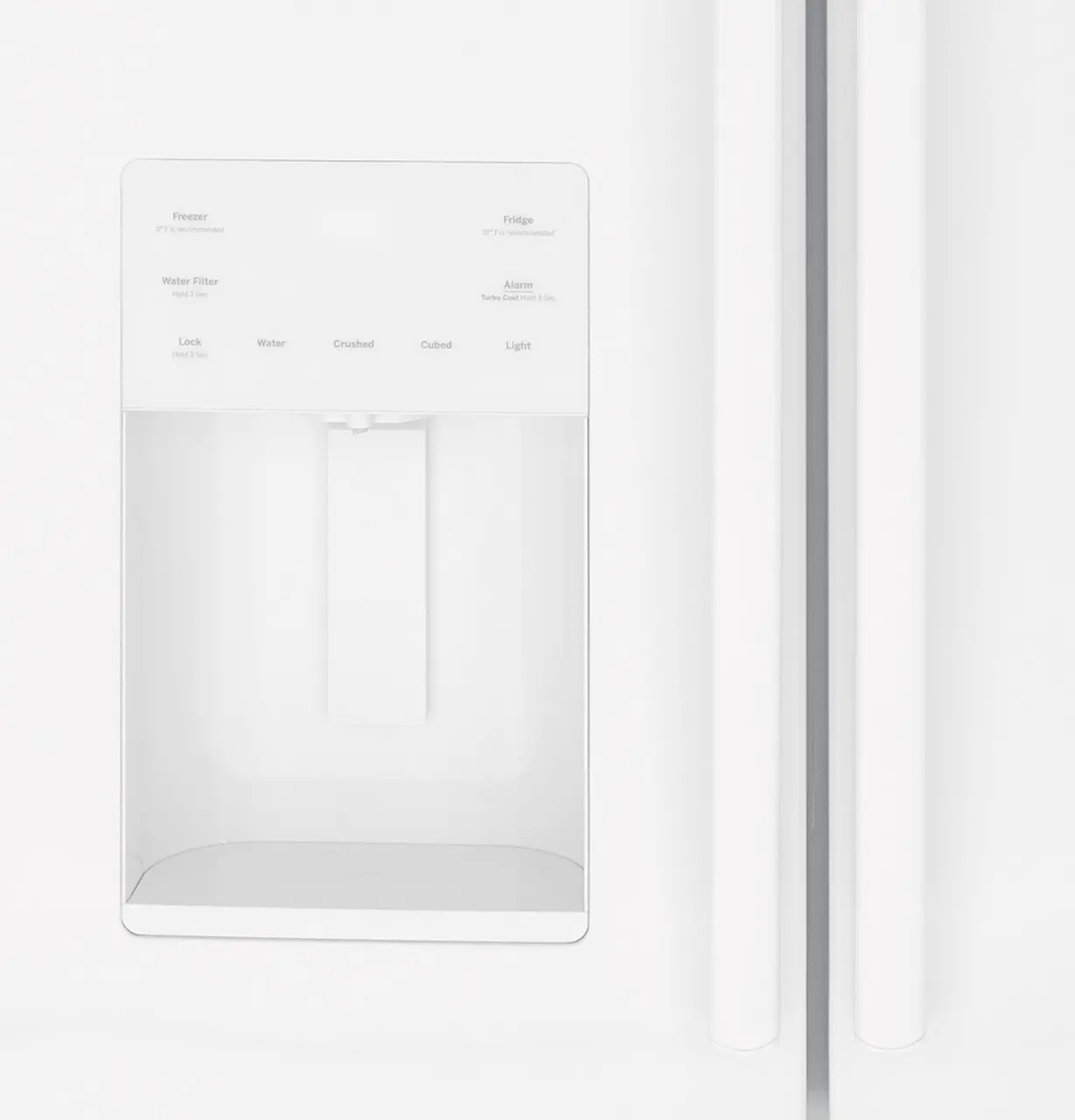 GFE26JGMWW GE 25.6 cu ft French Door Refrigerator - White-9