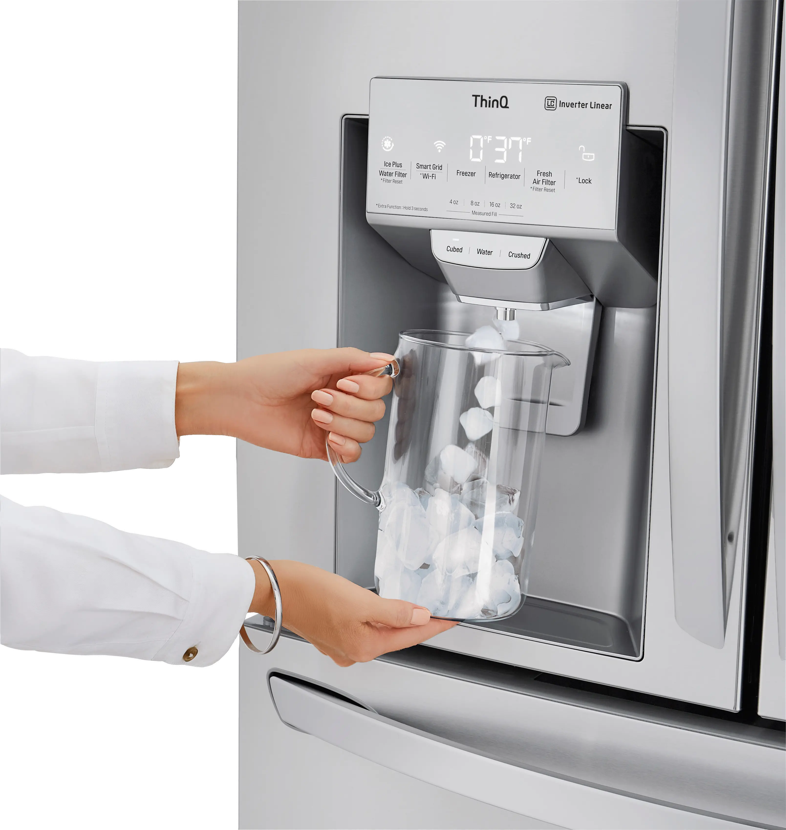 LRMVS3006S LG 29.5 cu ft French Door Refrigerator - Stainless Steel-7