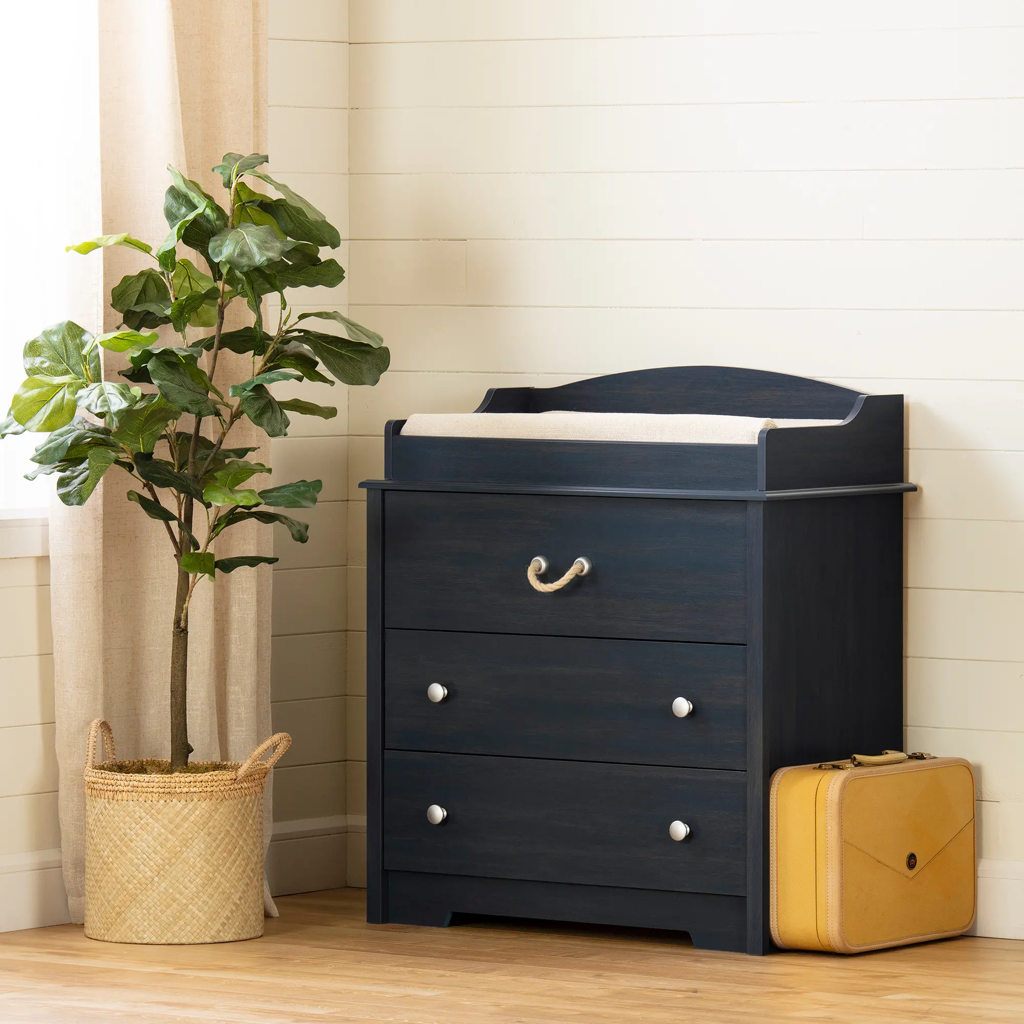 12708 Navali Blue Changing Table - South Shore-2
