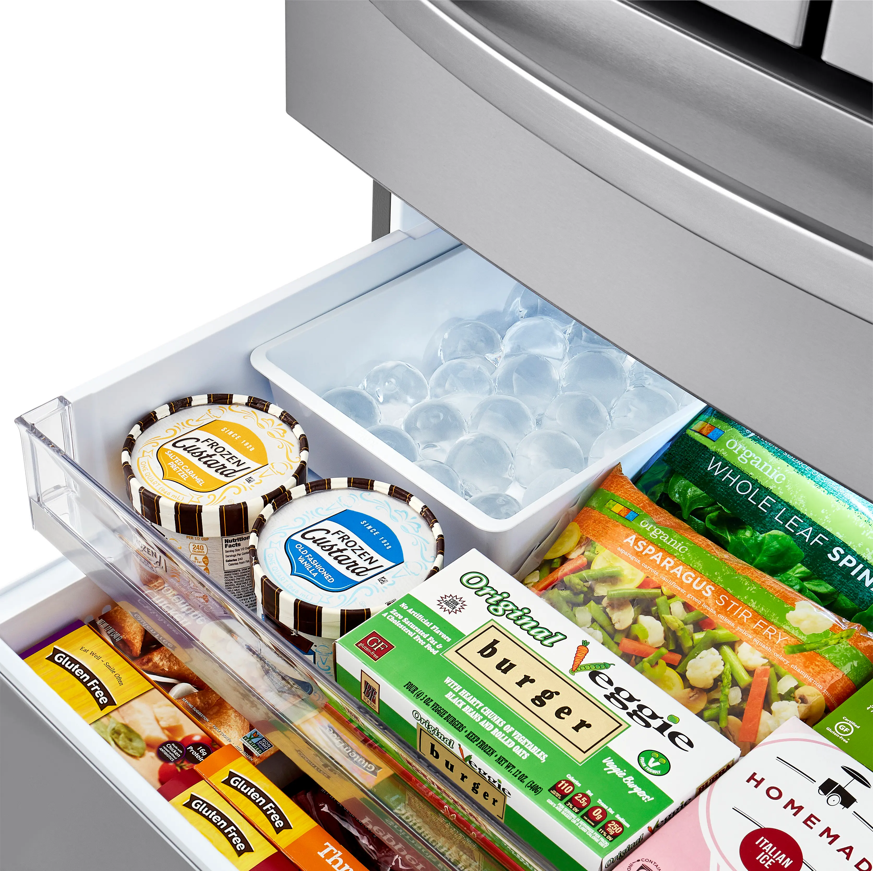 LRMDC2306S LG 22.5 cu ft French Door in Door Refrigerator - Counter Depth Stainless Steel-7