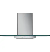 CVW73612MSS GE Cafe 36  Wall Mount Chimney Vent Hood - Stainless Steel