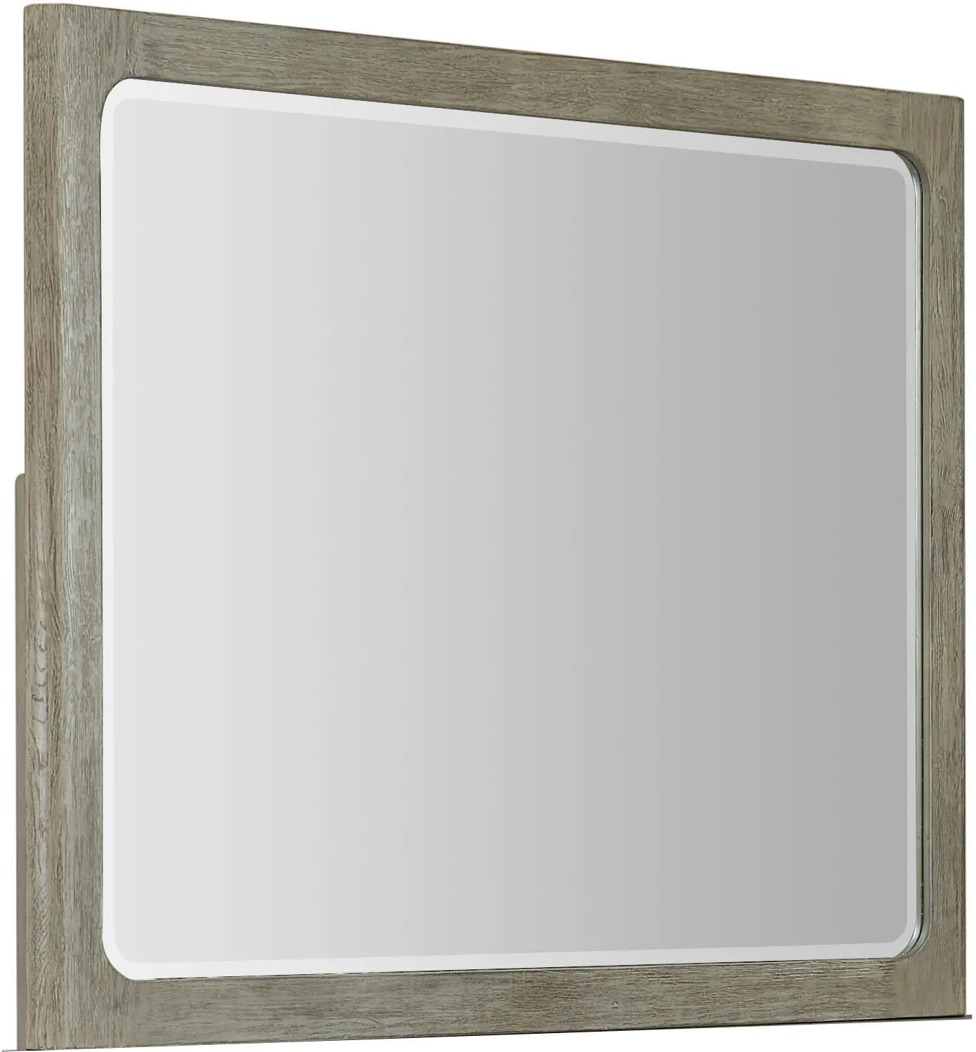 Modern Gray Oak Mirror - Vancouver-1