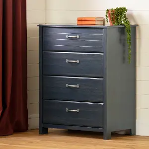 Ulysses Blue 4-Drawer Chest - South Shore | RC Willey
