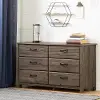 12730 Asten Contemporary Fall Oak Dresser - South Shore