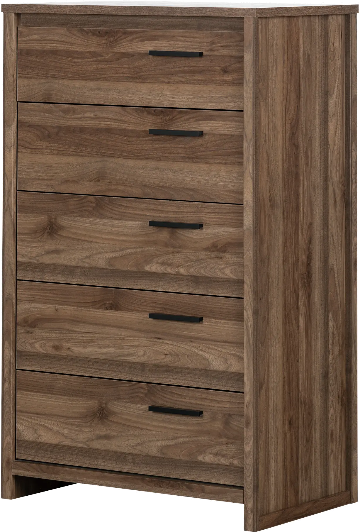12745 Modern Natural Walnut Chest of Drawers - South Shore-1