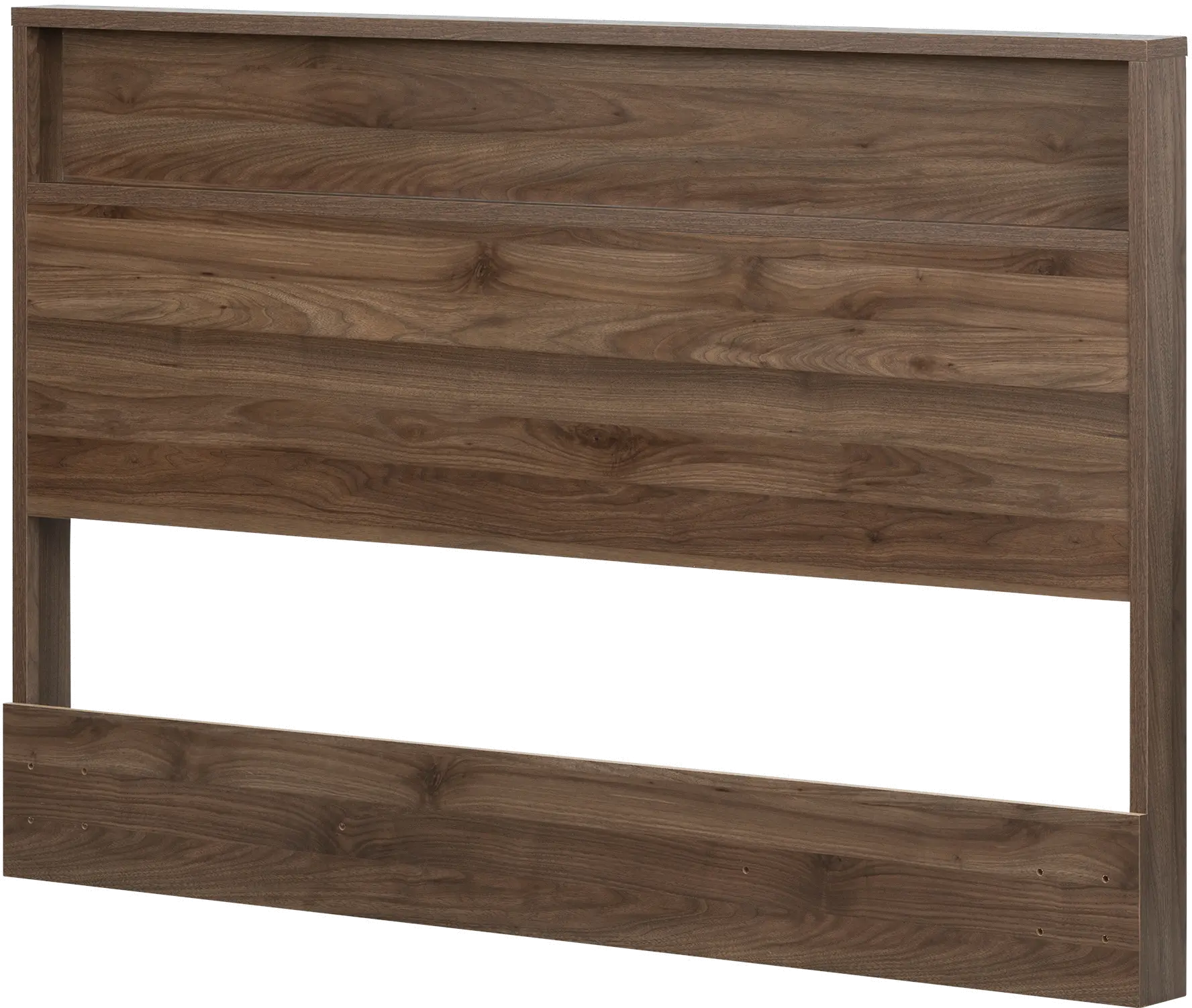 12748 Lensky Modern Natural Walnut Full-Queen Headboard - South Shore-1