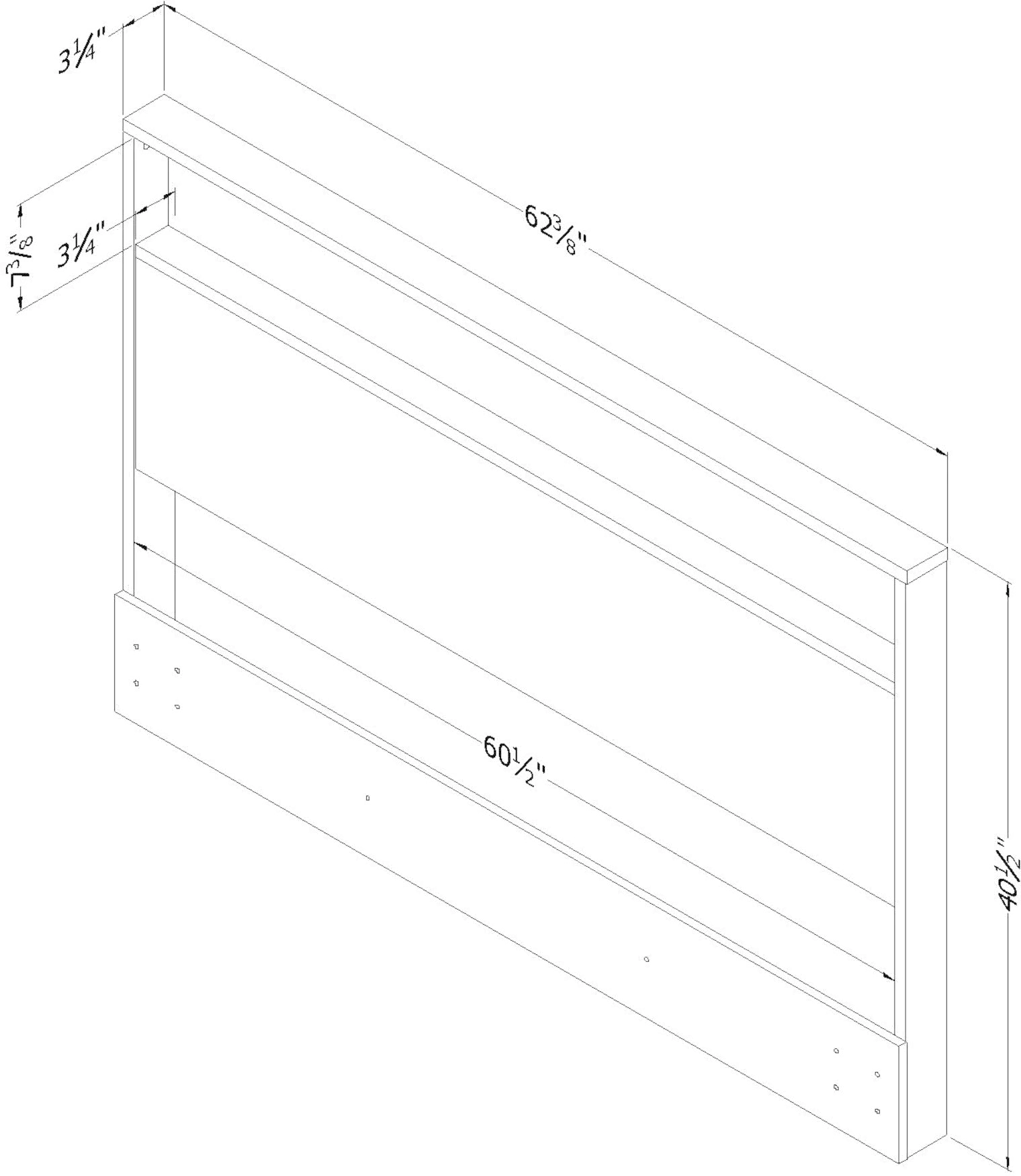 12748 Lensky Modern Natural Walnut Full-Queen Headboard - South Shore-5
