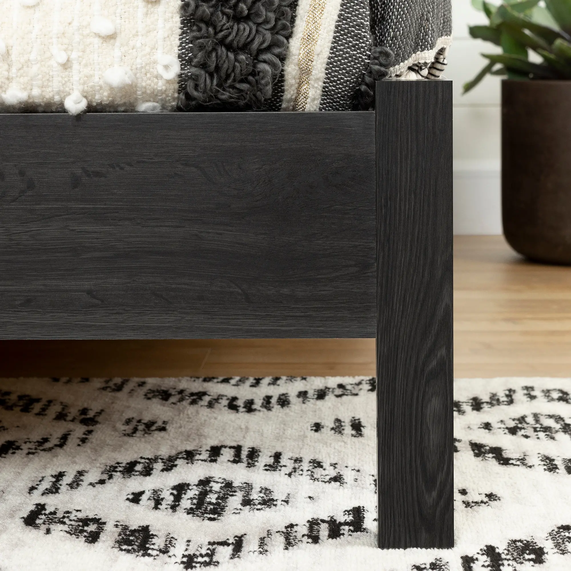 12749 Lensky Modern Gray Oak Queen Platform Bed - South Shore-3