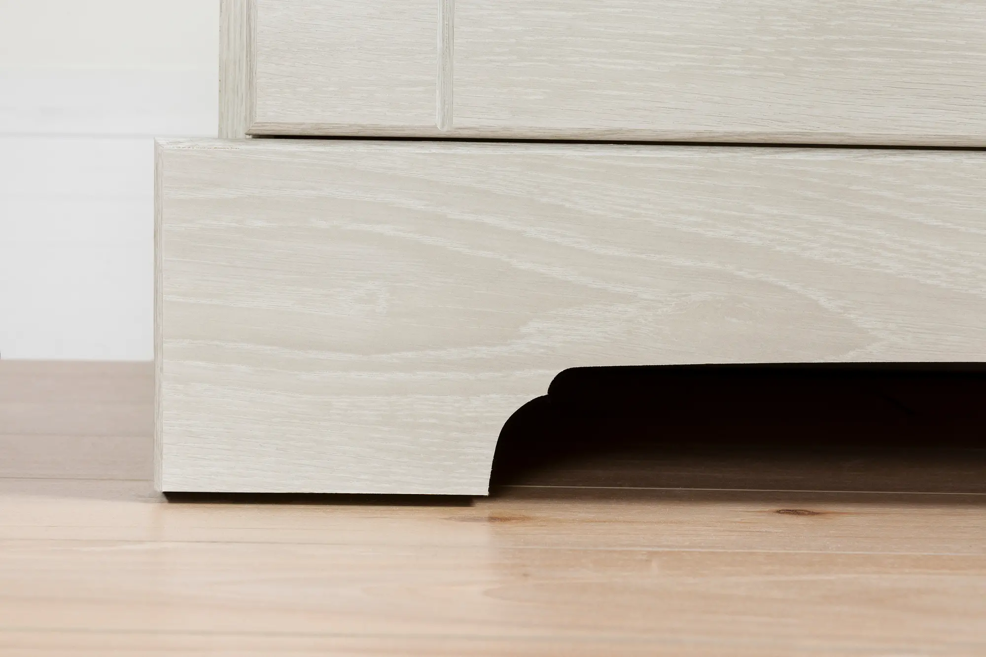 12755 Lilak Cottage Winter Oak White Chest of Drawers - South Shore-4