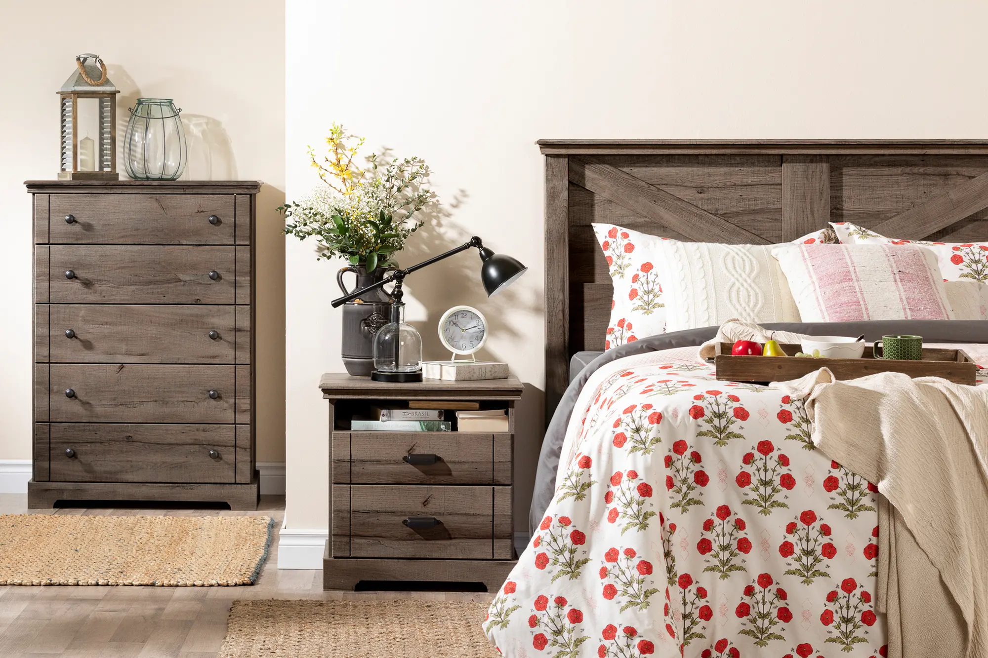 12762 Lilak Cottage Fall Oak Chest of Drawers South Shore-6