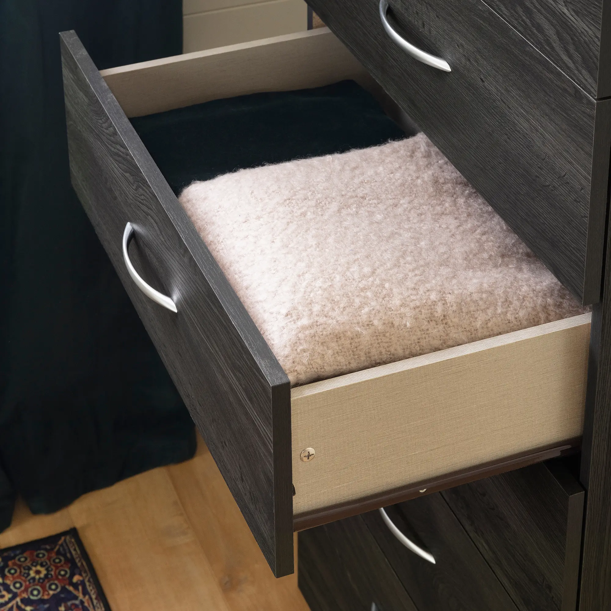 12951 Contemporary Gray Oak Lingerie Chest - South Shore-3