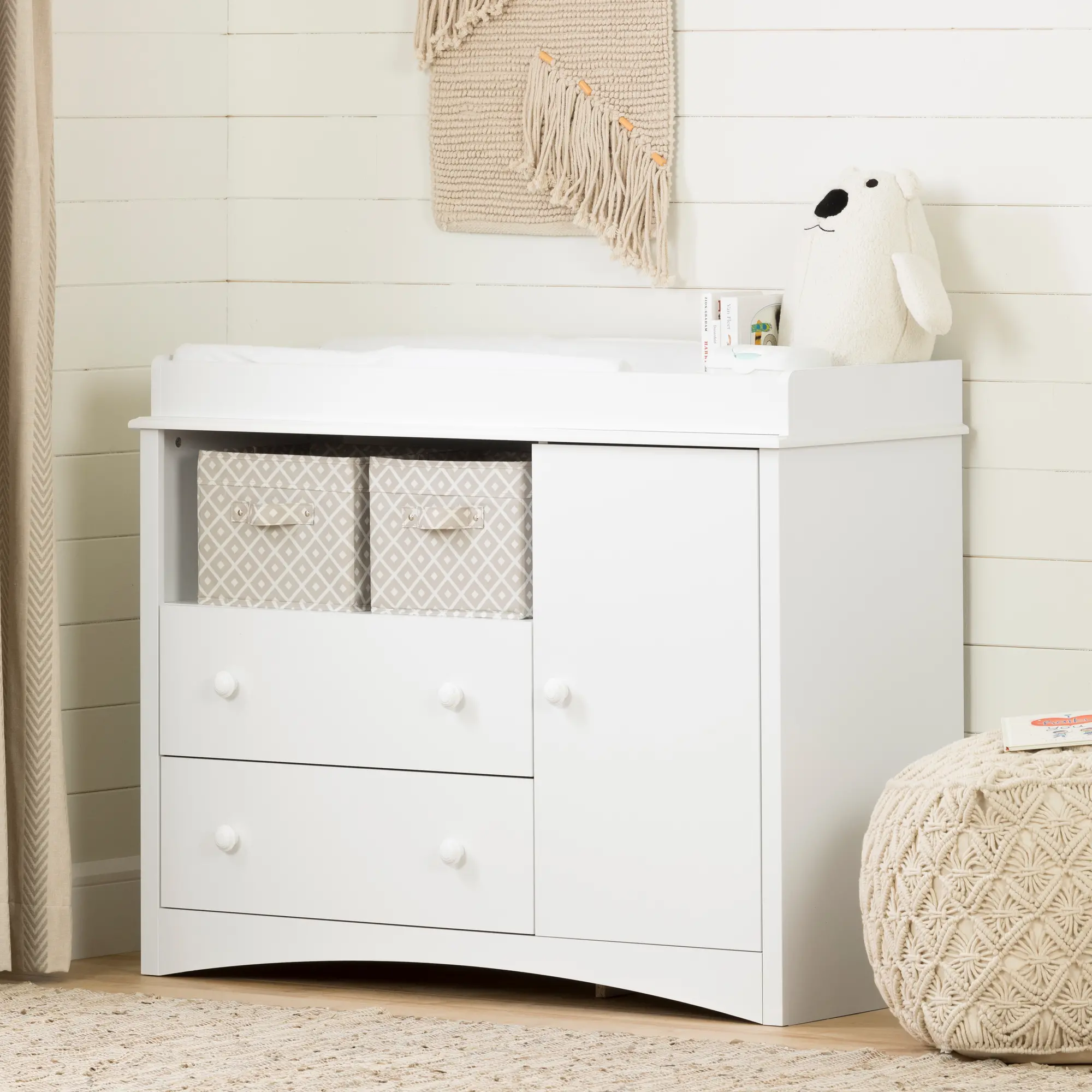 2280331 Classic White Changing Table- South Shore-2