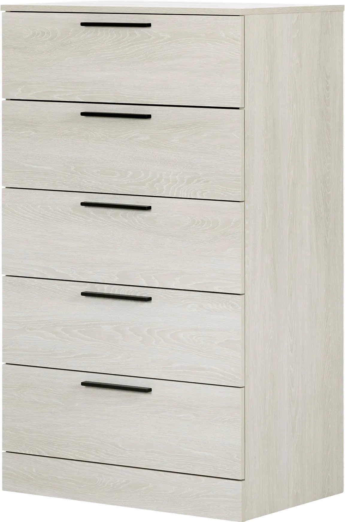 12986 Winter Oak White Chest of Drawers - South Shore-1