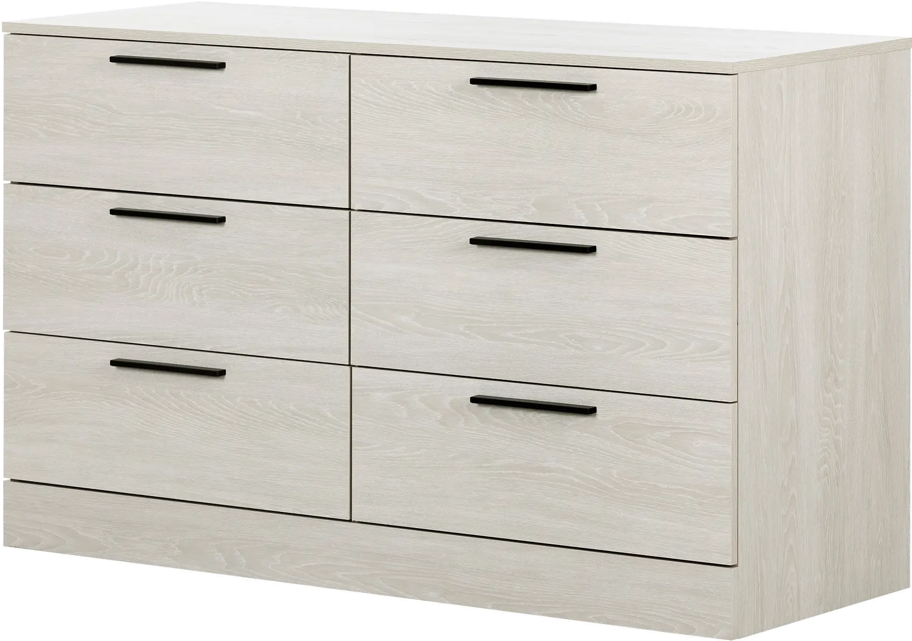 12987 Winter Oak White Oak 6-Drawer Dresser - South Shore-1