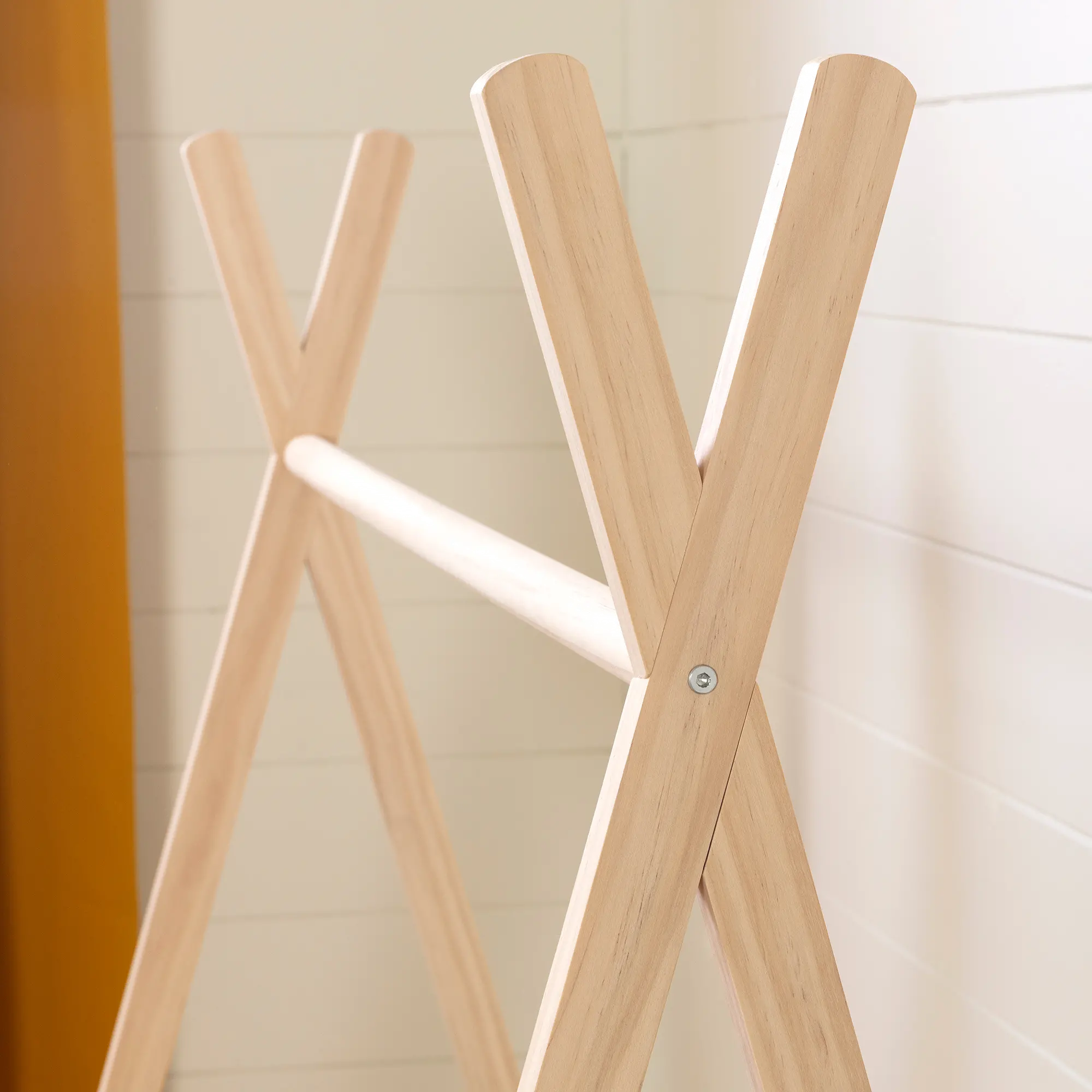 12877 Sweedi Scandinavian Pine Clothes Rack for Kids - South Shore-3