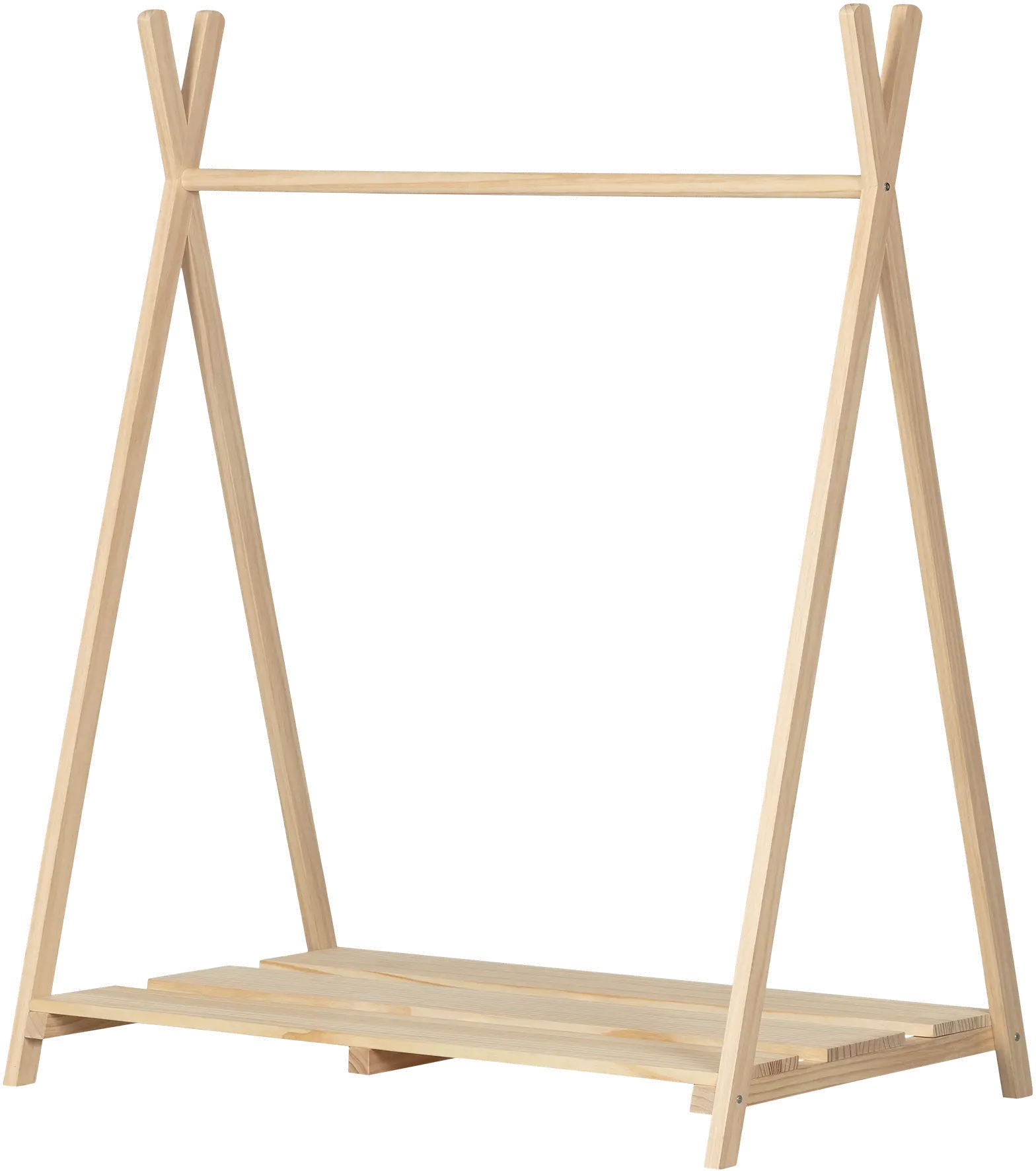 12877 Sweedi Scandinavian Pine Clothes Rack for Kids - South Shore-6