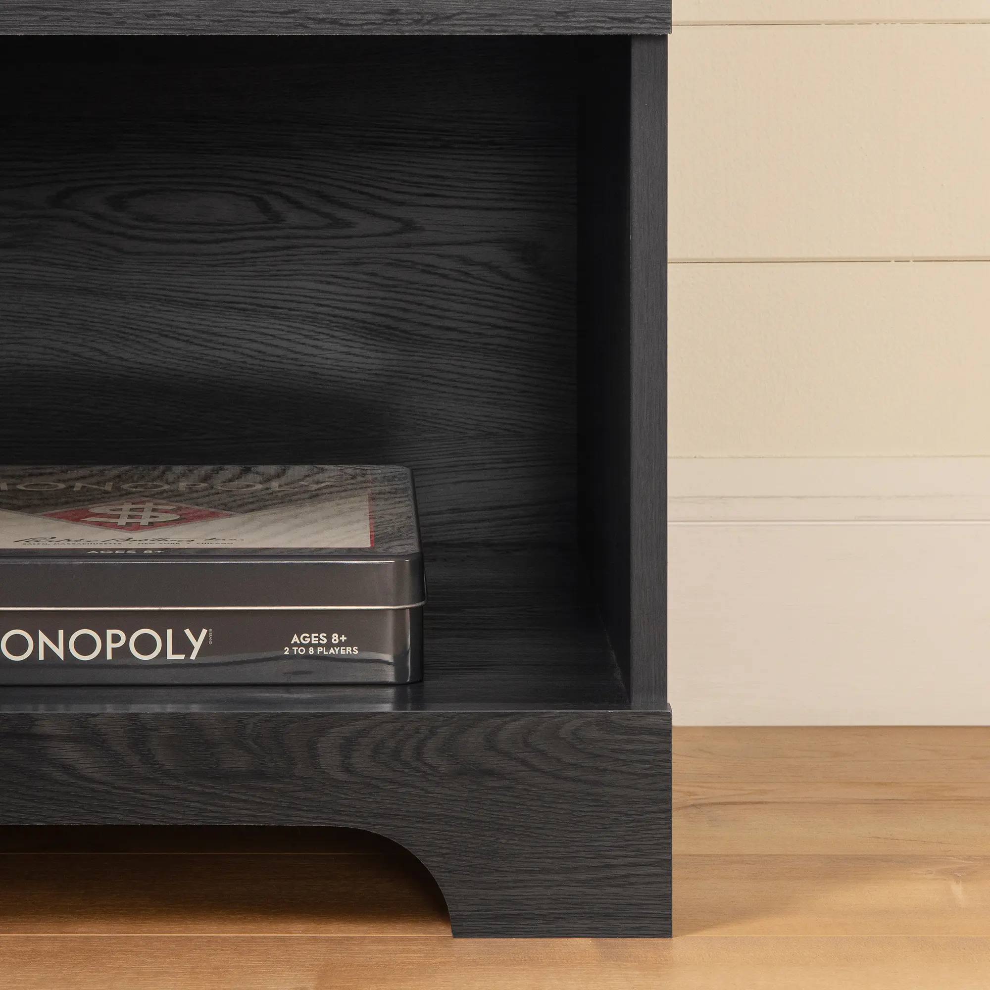 12691 Zach Classic Dark Gray Oak Nightstand - South Shore-3