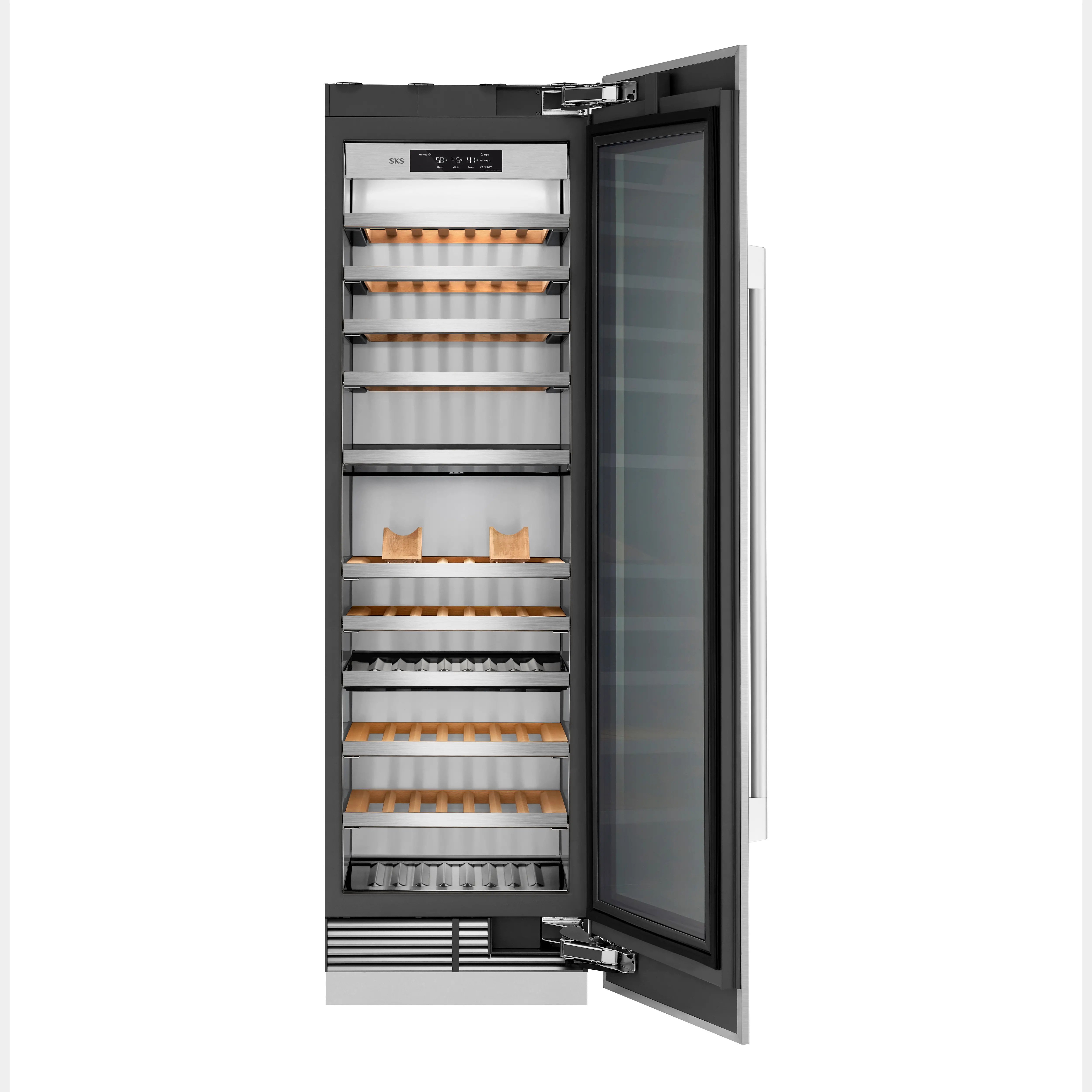 SKSCW241RP Signature Kitchen Suites 24 Inch 113 bottle Wine Cooler - Panel Ready-3