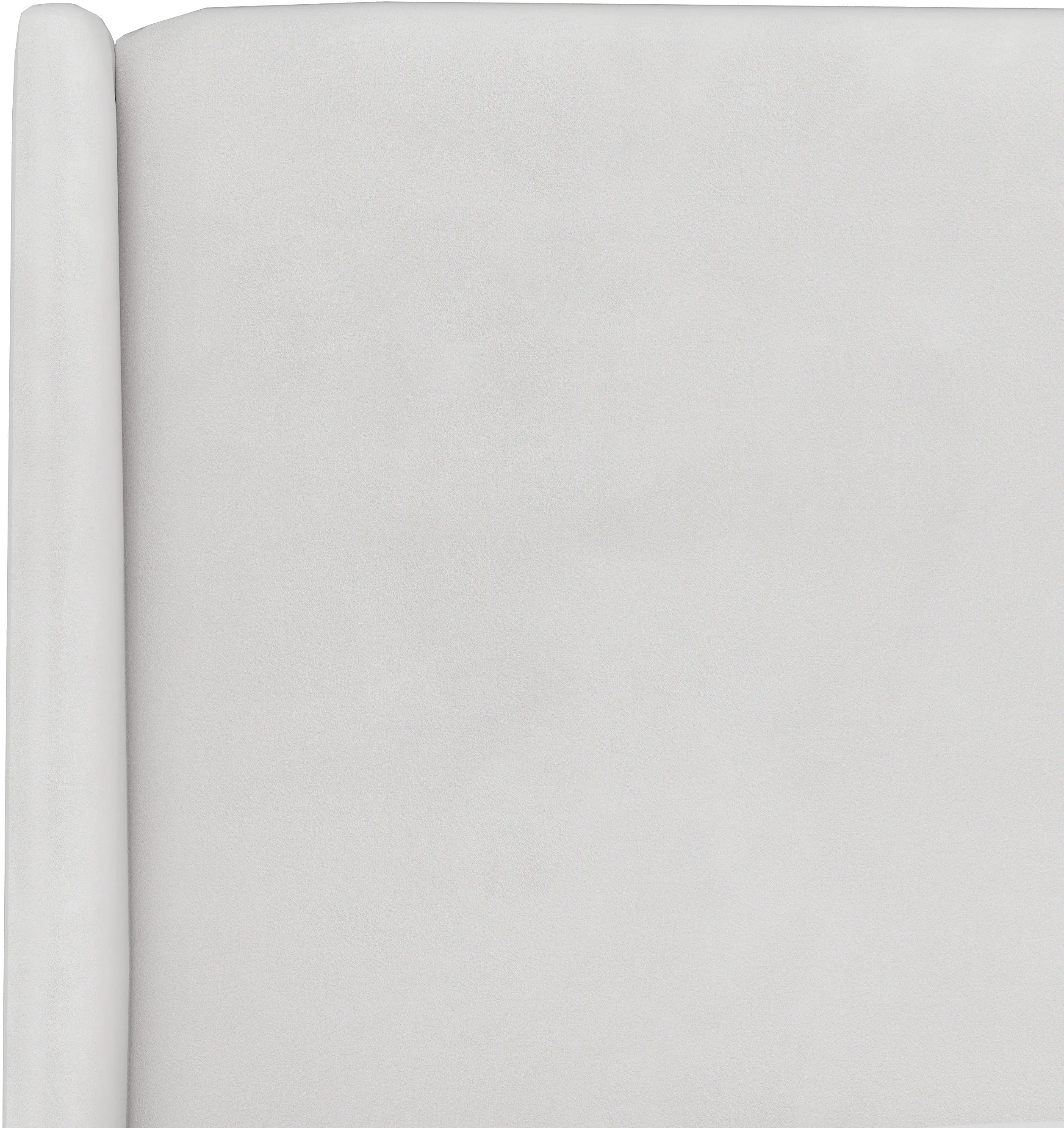 K-431BEDVLVWHT Sloane Velvet White Curved Wingback Full Bed - Skyline Furniture-2