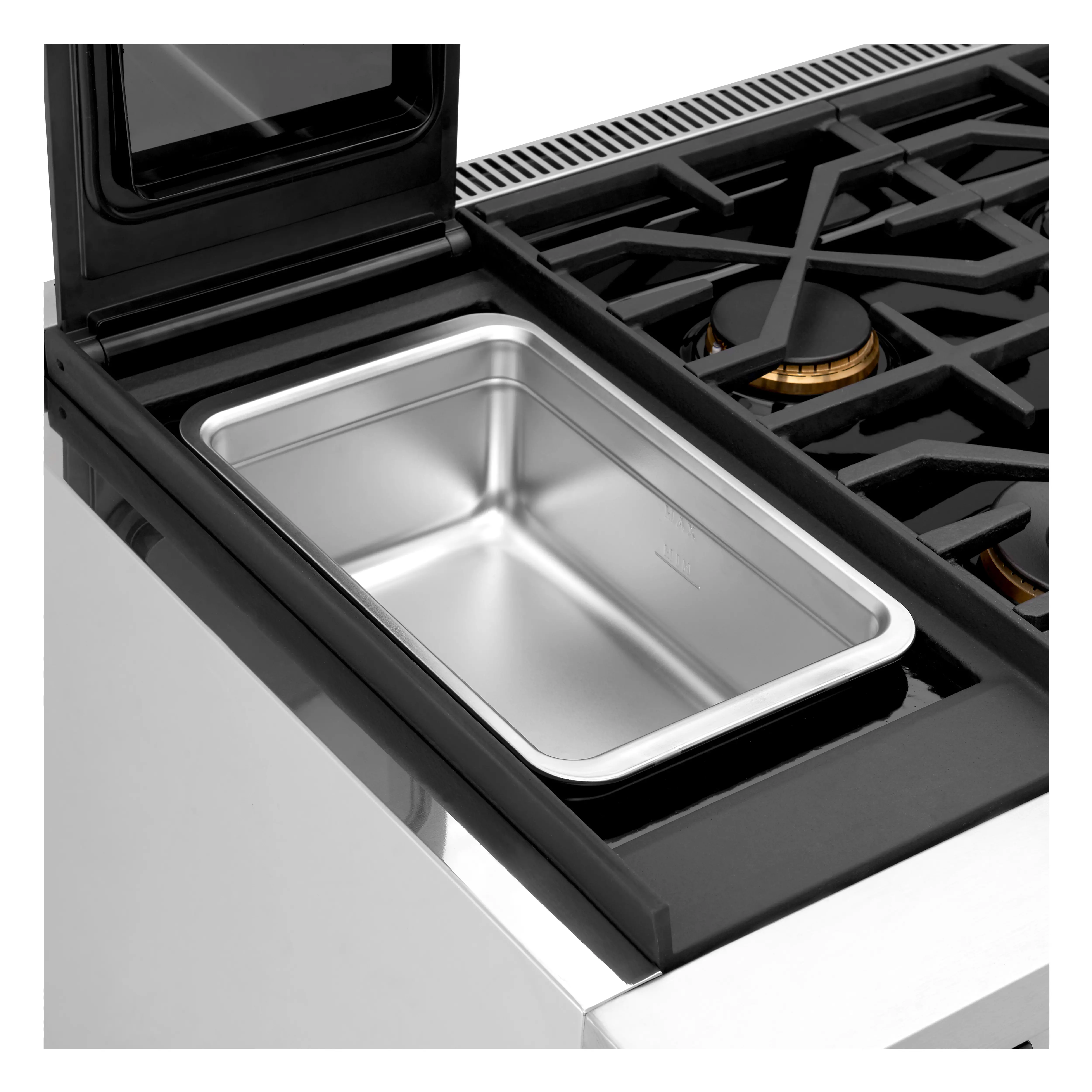 SKSDR480SIS SKS Pro Dual Fuel Range - Stainless Steel 48 Inch-10